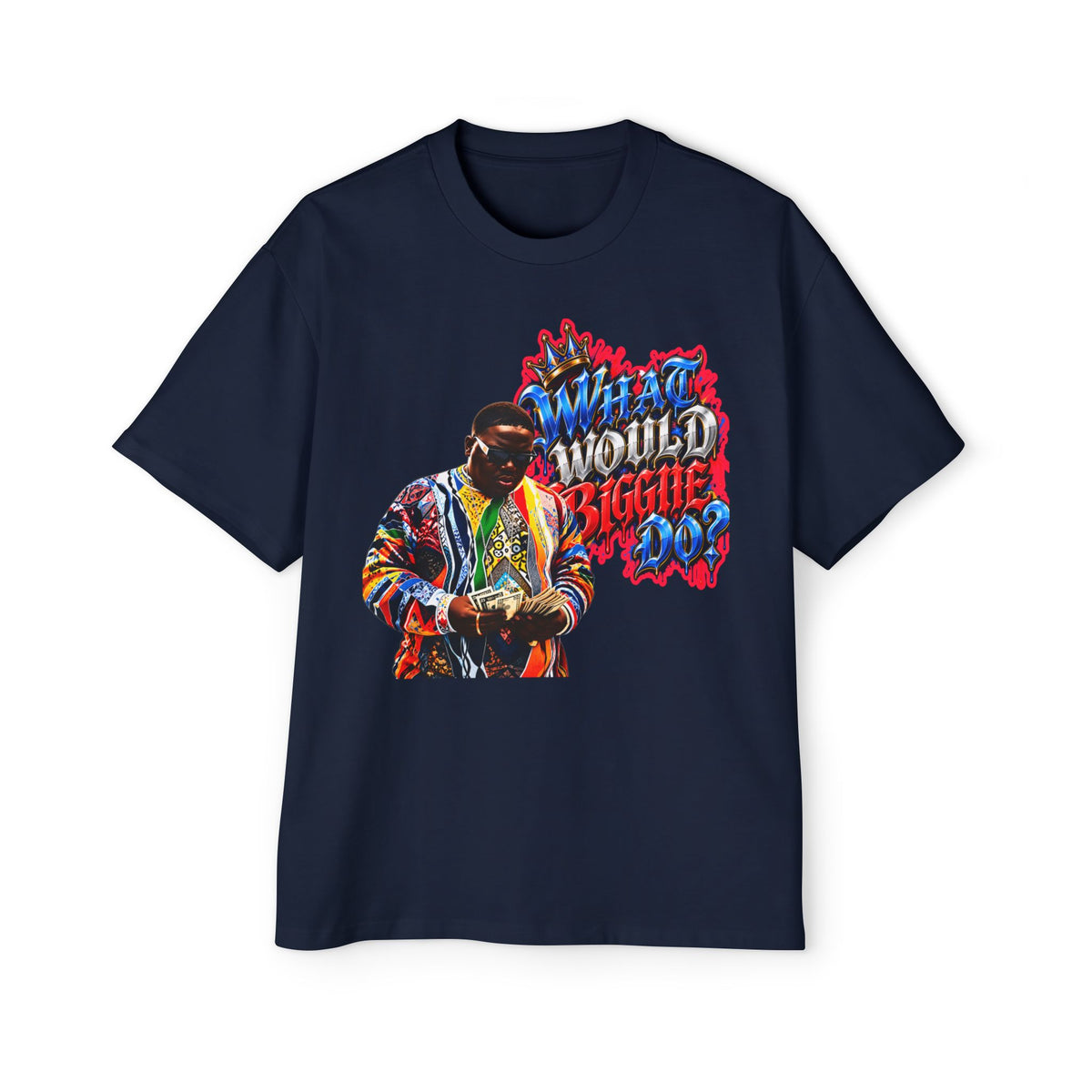 Hip-Hop Tribute Tee — "What Would Biggie Do" Graphic T-Shirt