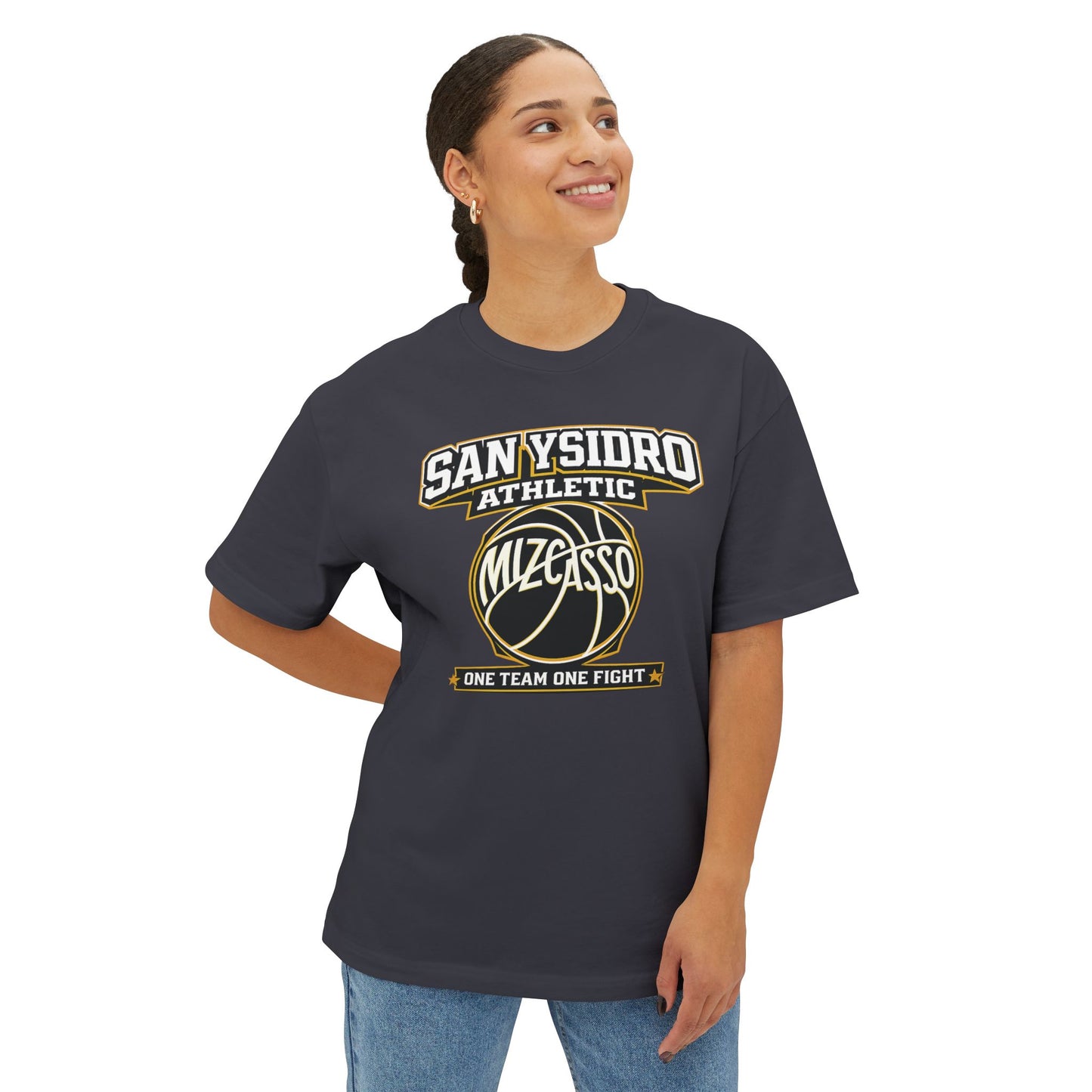 San Ysidro Athletic 'One Team One Fight' Basketball Tee