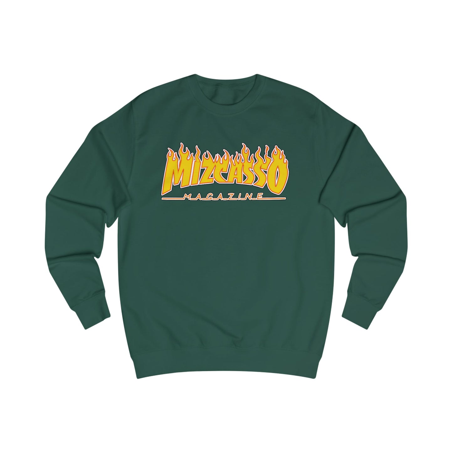 Bold Flame Graphic Unisex Sweatshirt