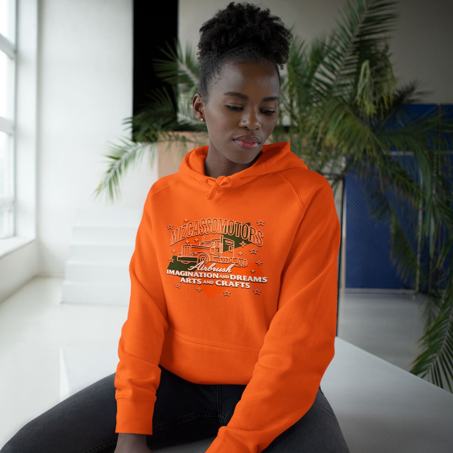 Retro Camper Hoodie — Imagination Dream Team Graphic