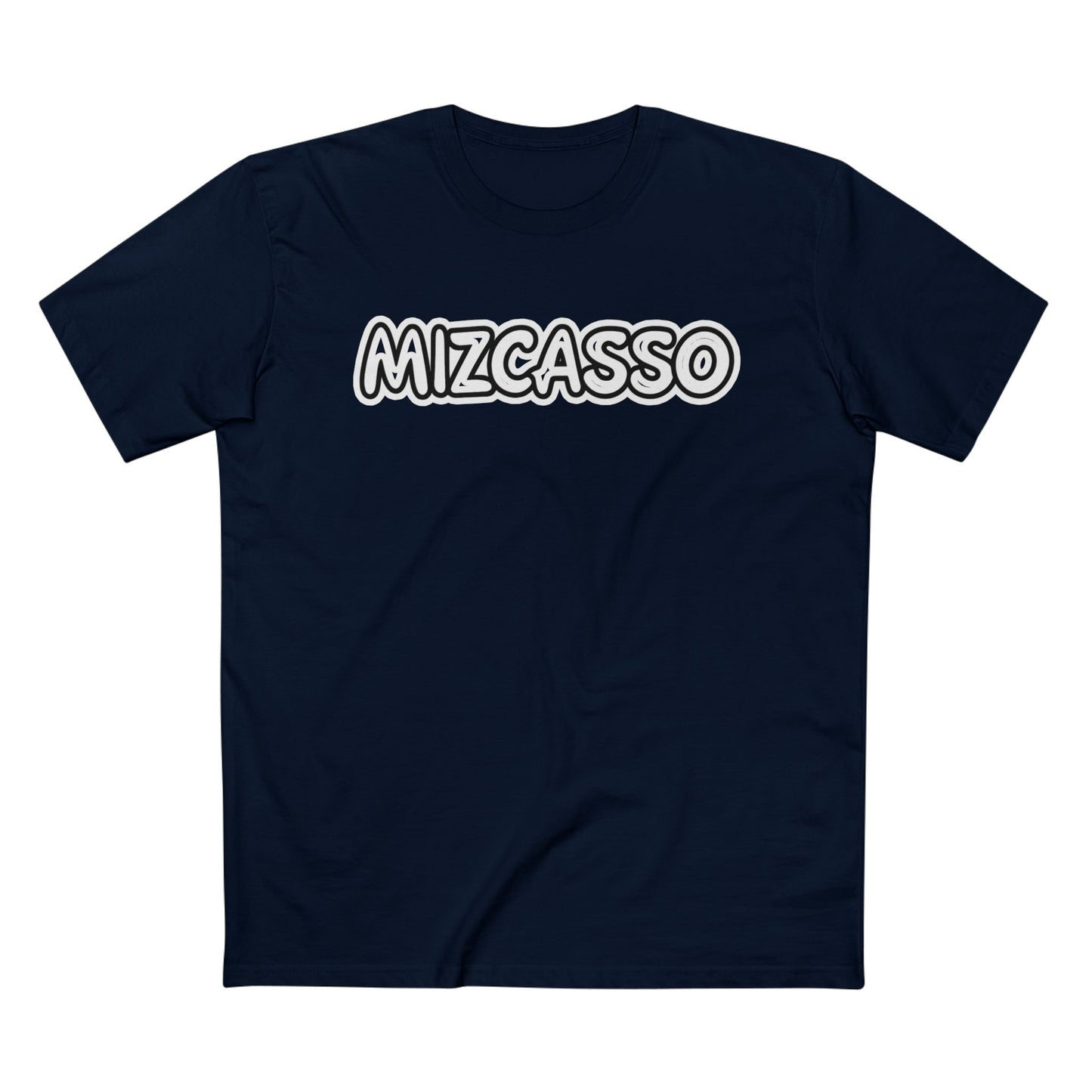 Mizcasso Adult Staple Tee - Fun Graphic Tee, Casual Wear, Unique Gift for Friends, Summer Style, Statement Shirt