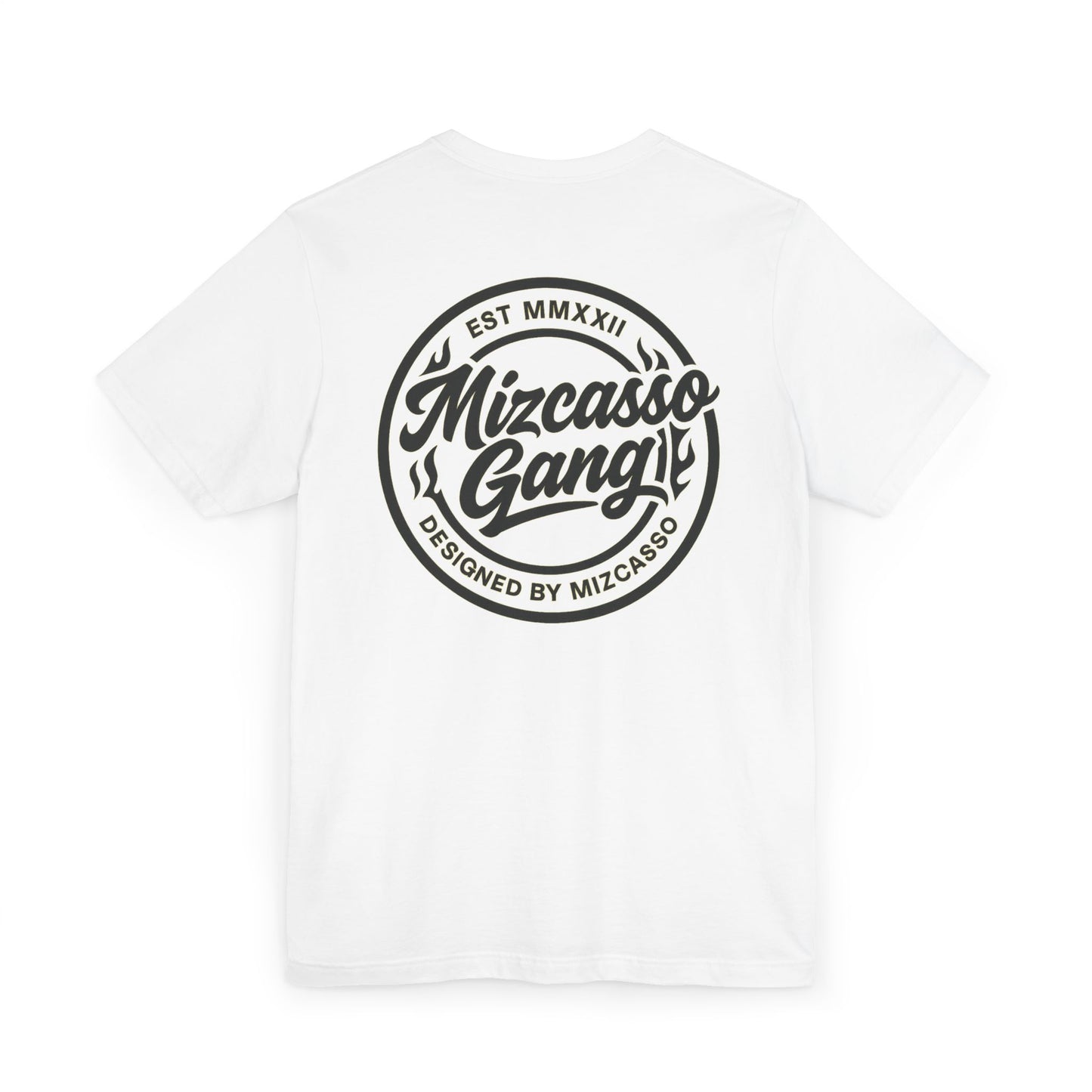 Mizcasso Gang Unisex Jersey T-Shirt - Trendy Graphic Tee for Casual Style