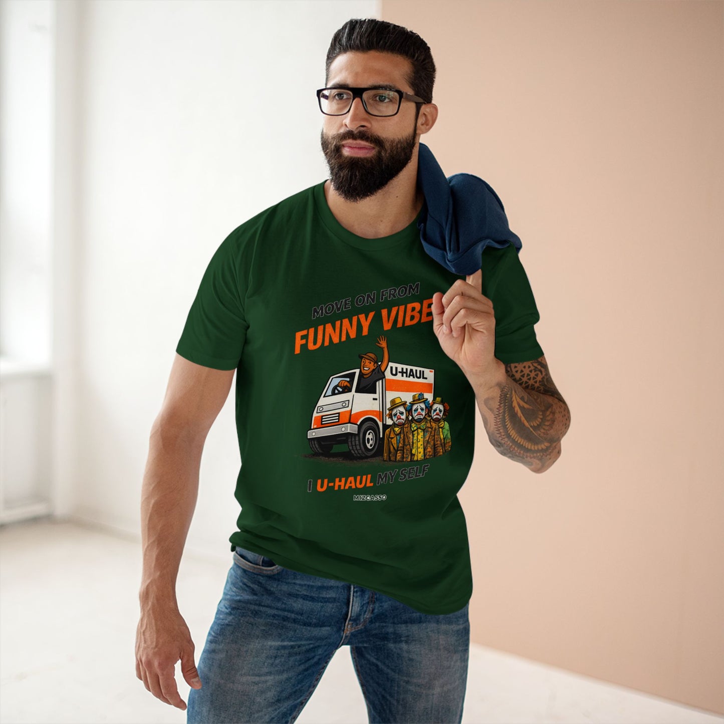 Funny Vibes U-Haul Tee — "Move On From Funny Vibes, I U-Haul My Self" Graphic T-Shirt