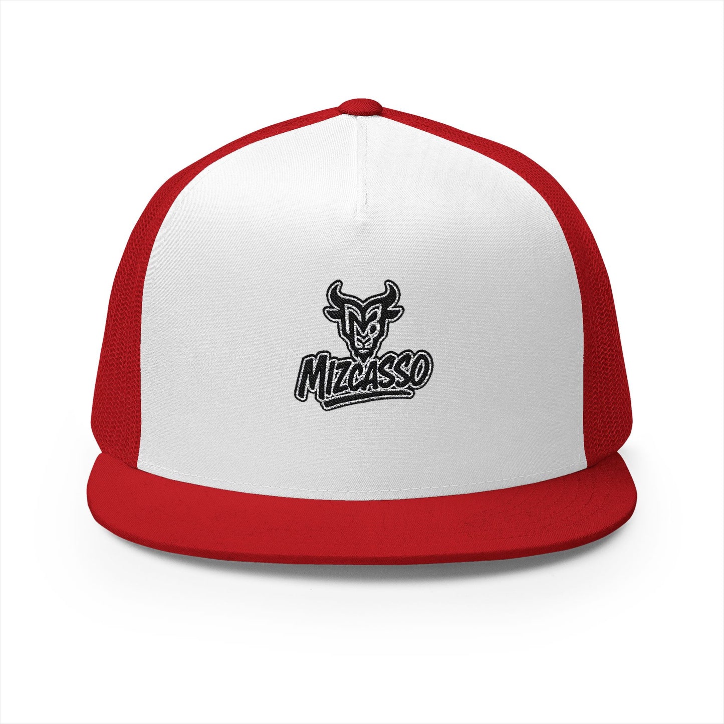 Mizassco Embroidered 5 Panel Trucker Cap - Stylish & Comfortable Headwear