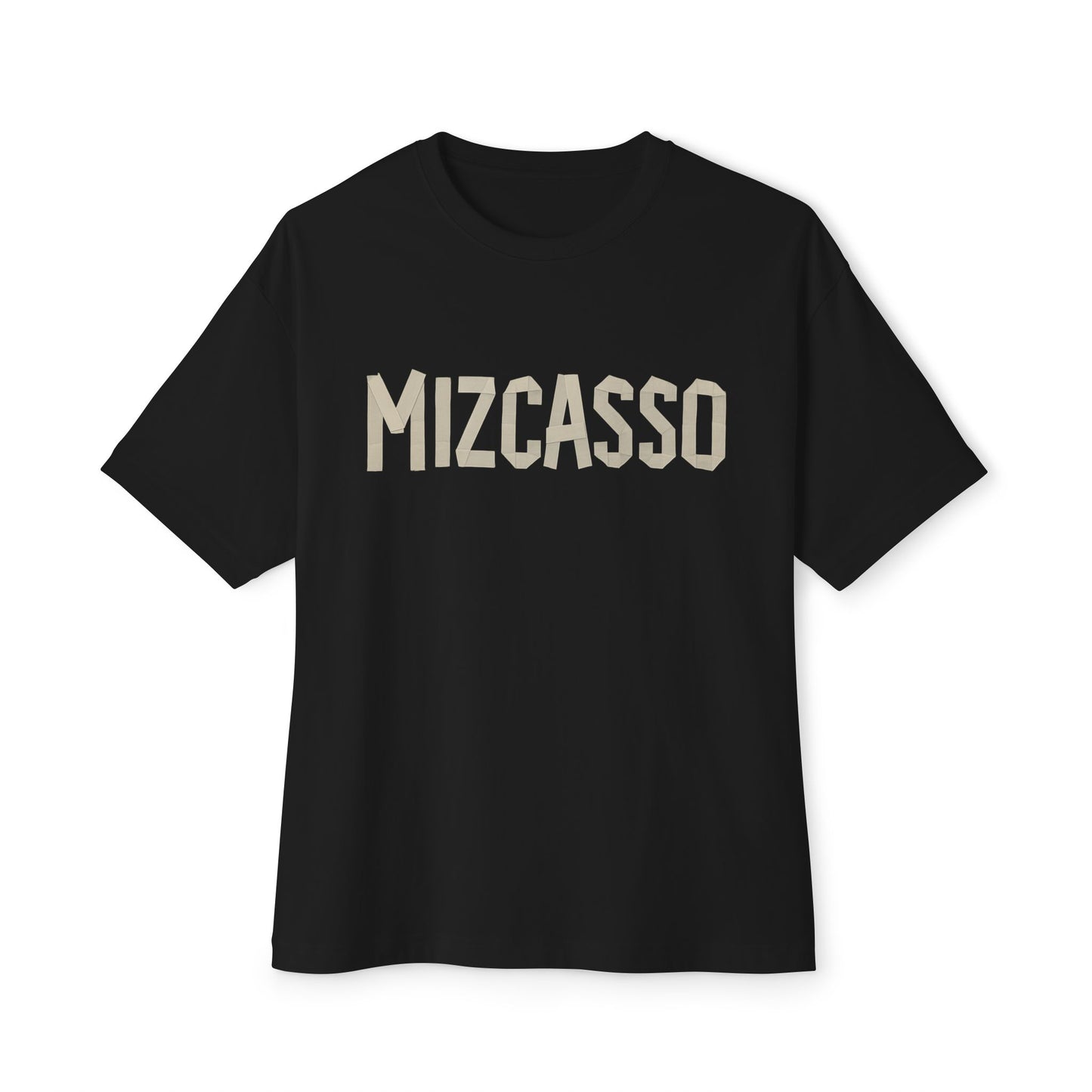 Mizcasso Boxy Tee - Unisex Oversized Graphic T-Shirt for Casual Style