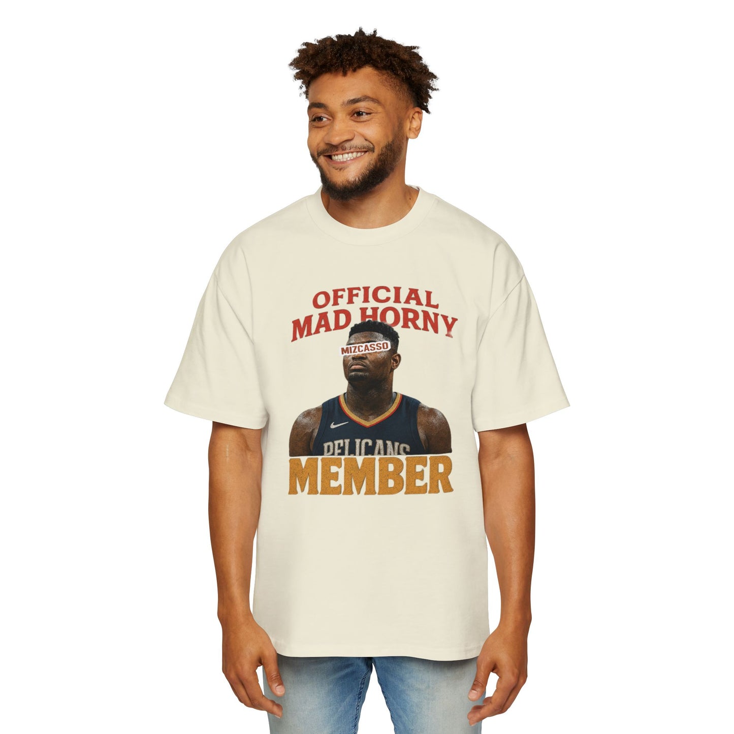 Funny Oversized Tee - Official Mad Horny Member