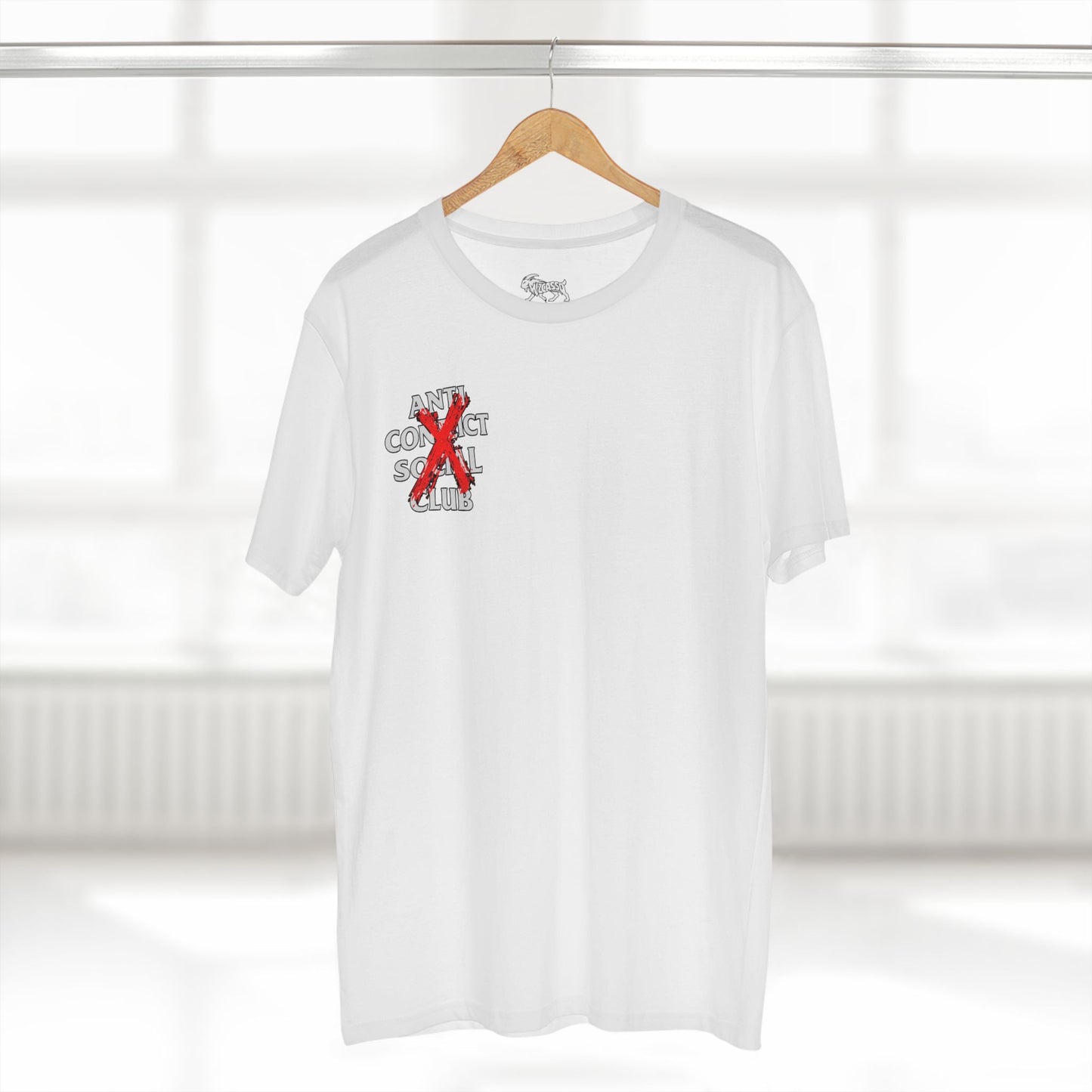 Anti Contact Social Club T-Shirt — Red X Graphic Tee