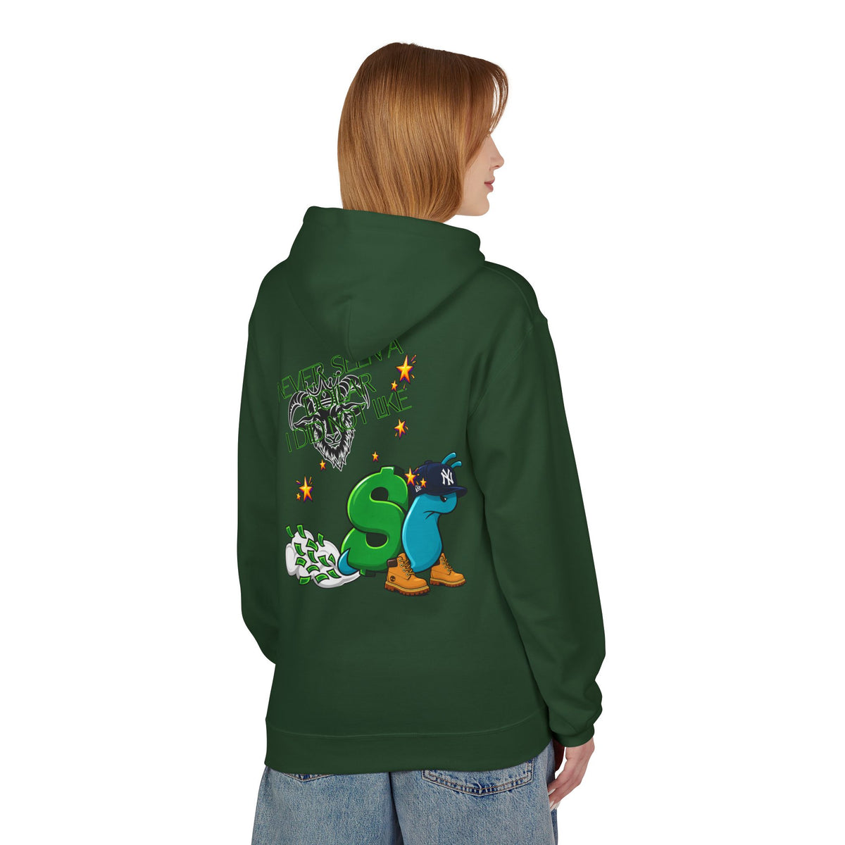 Never Sell a Snek Hoodie — Streetwear Graphic Pullover with Sneaky S Logo