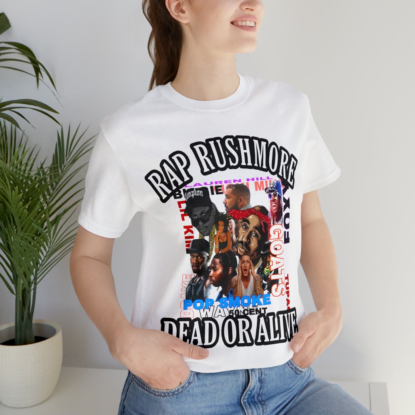 Rap RushMore  Short Sleeve Tee