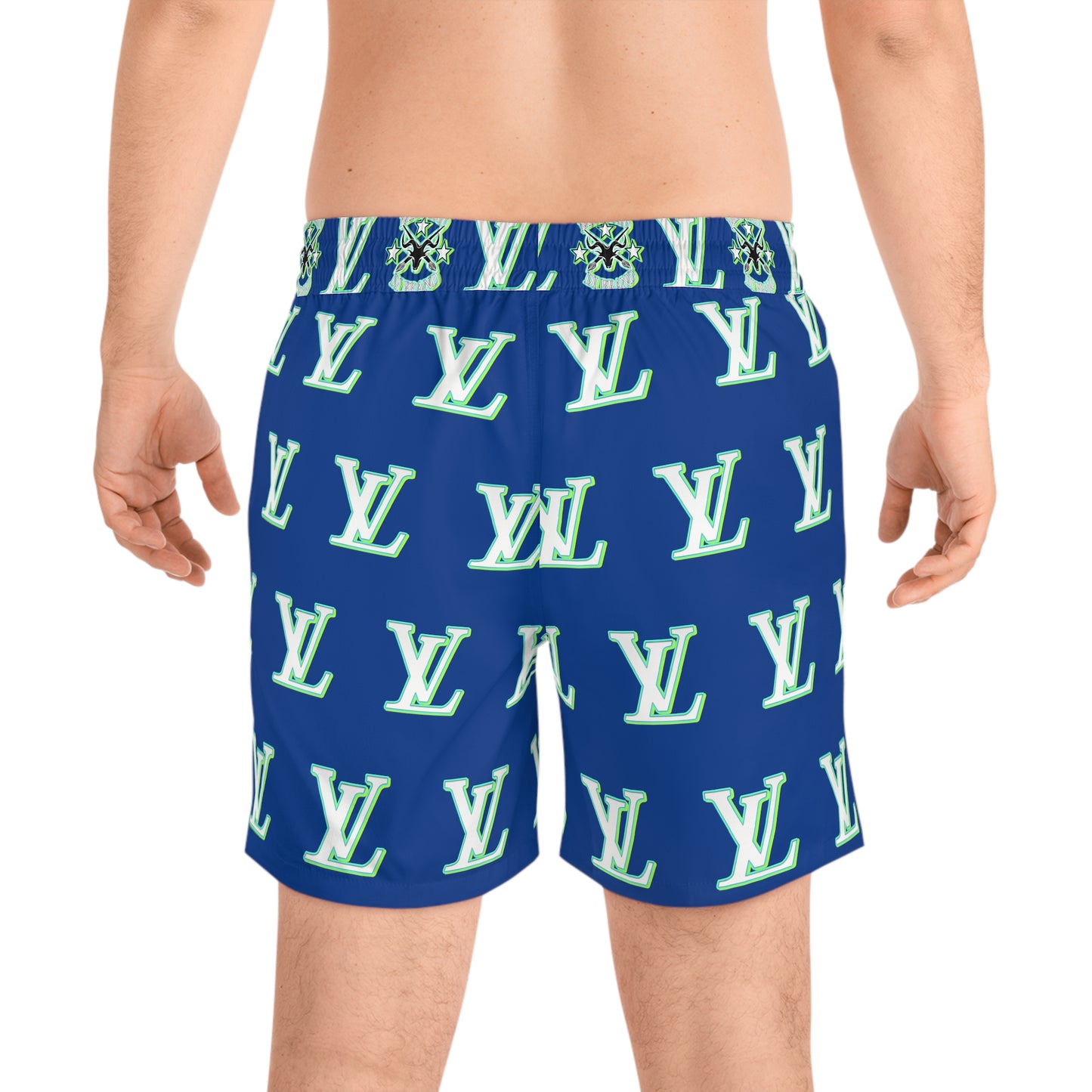 Men's Mid-Length Swim Shorts (AOP)