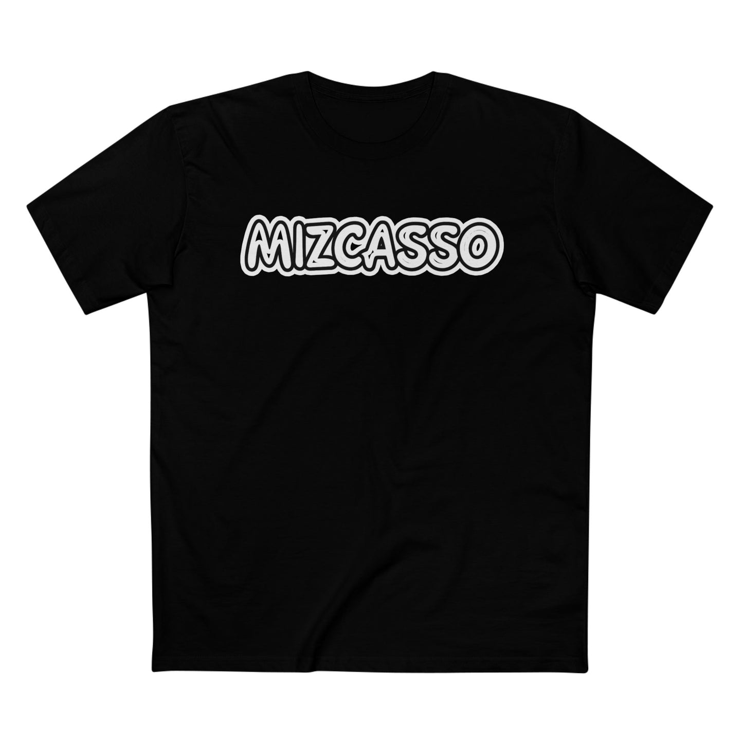 Mizcasso Adult Staple Tee - Fun Graphic Tee, Casual Wear, Unique Gift for Friends, Summer Style, Statement Shirt