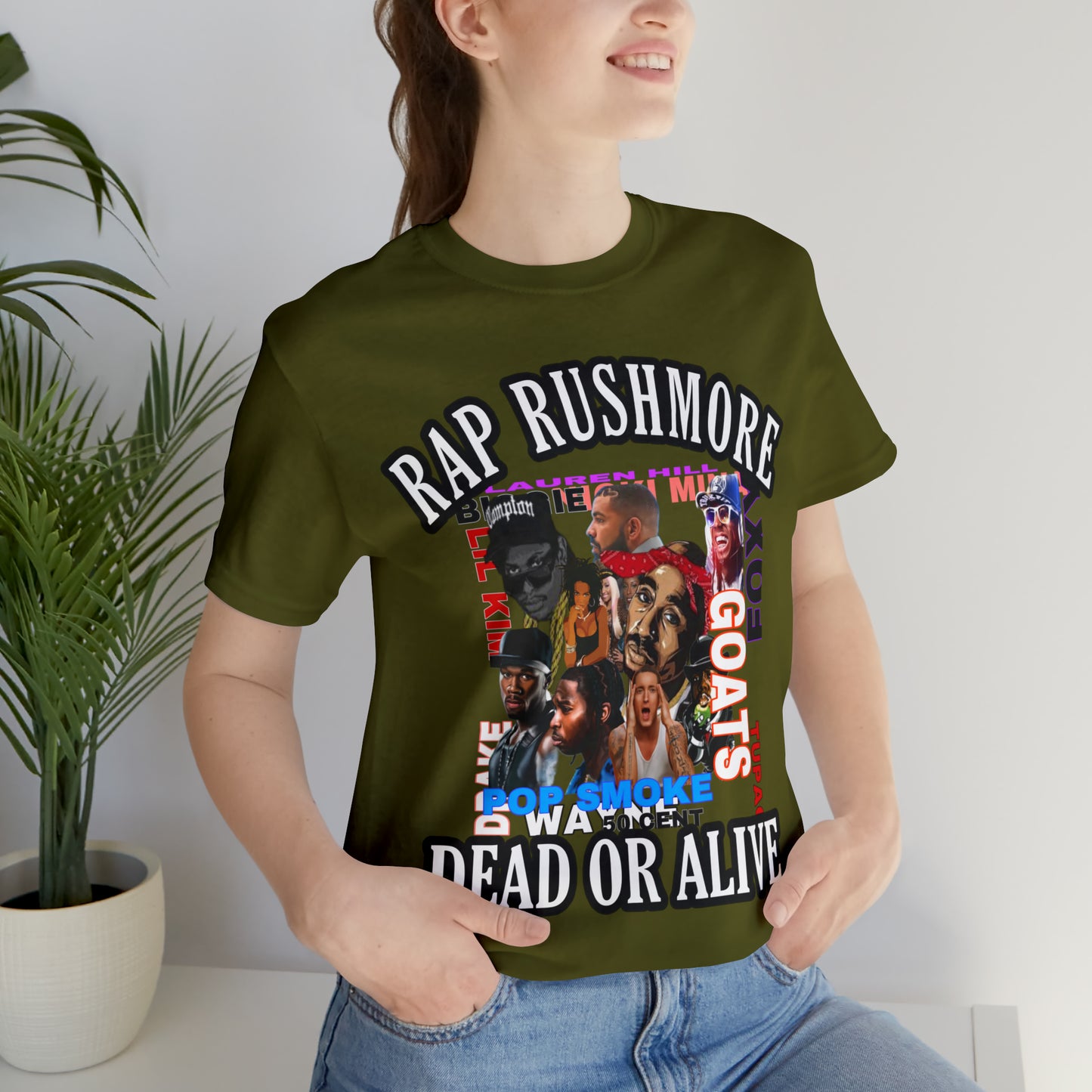 Rap RushMore  Short Sleeve Tee