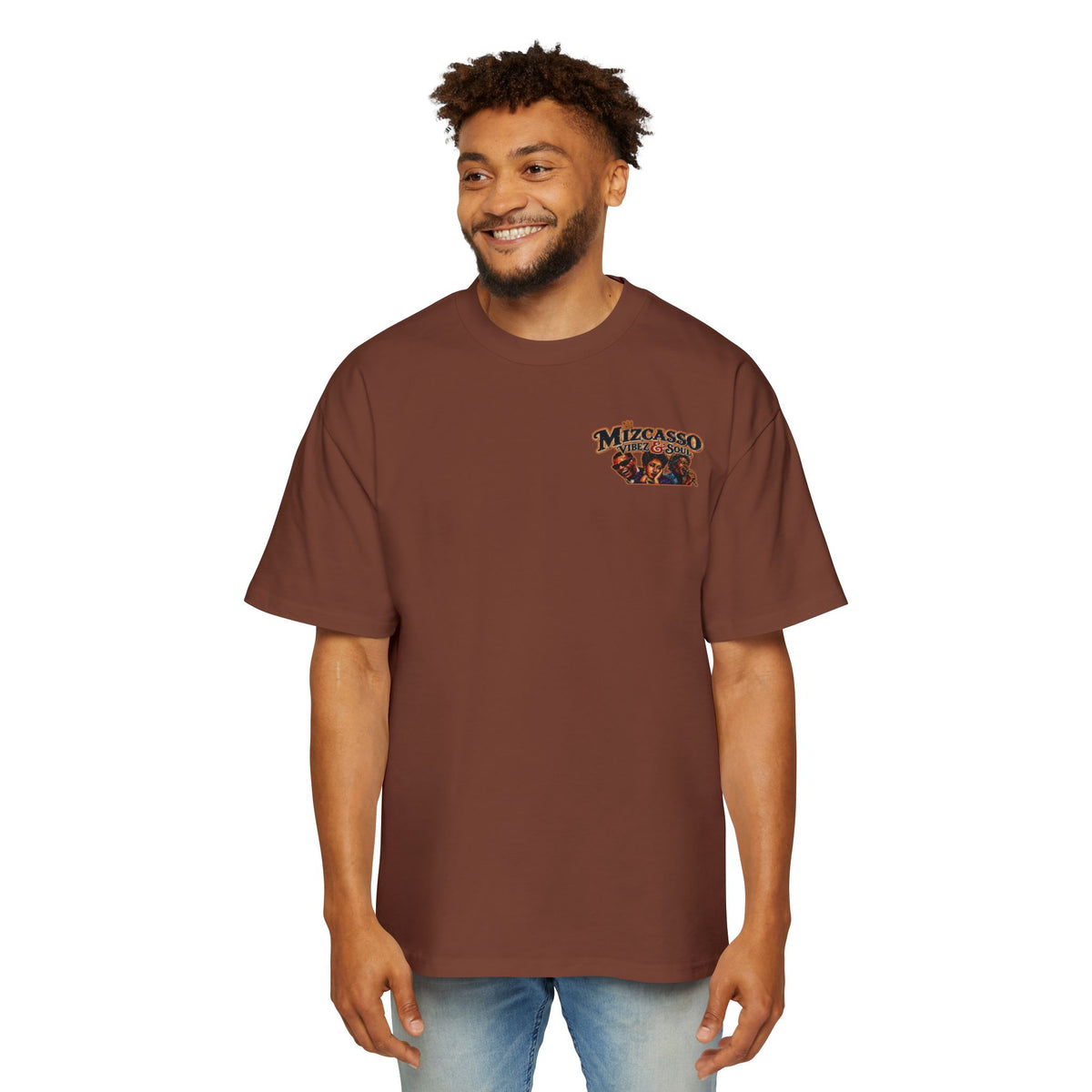 Oversized Men's Tee — Vintage Nightlife Graphic Streetwear