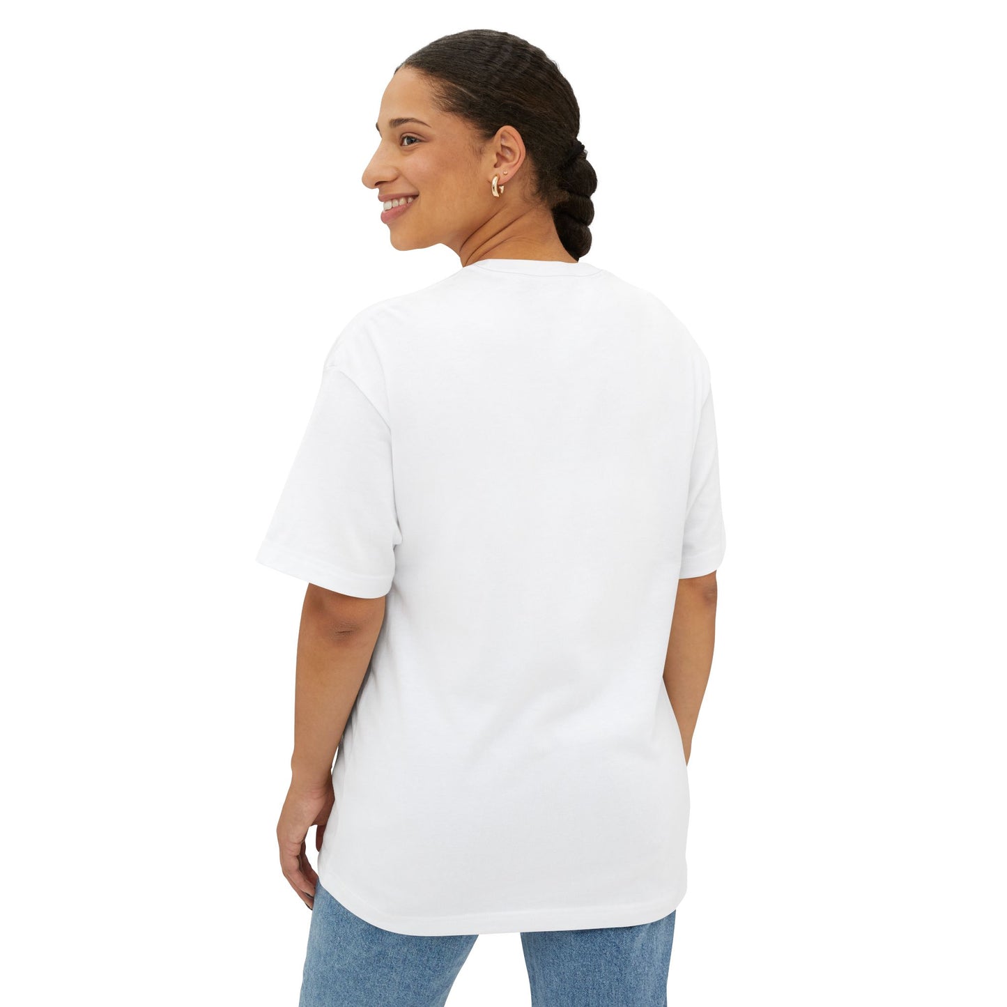 Mizcasso Logo Boxy Tee — Minimal Vintage Graphic T-Shirt