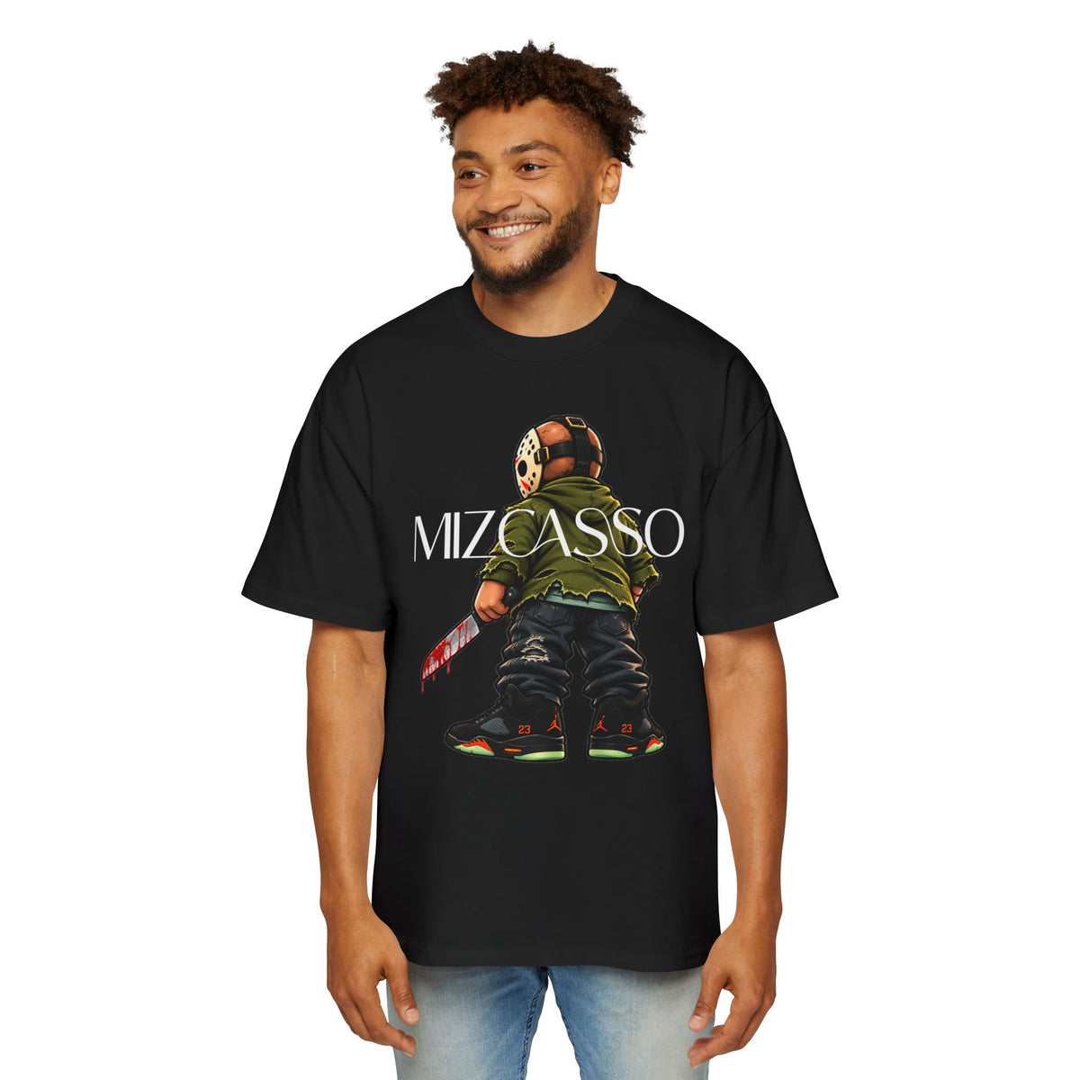 Men’s “CASS” Hockey Mask Skateboarder Graphic Tee