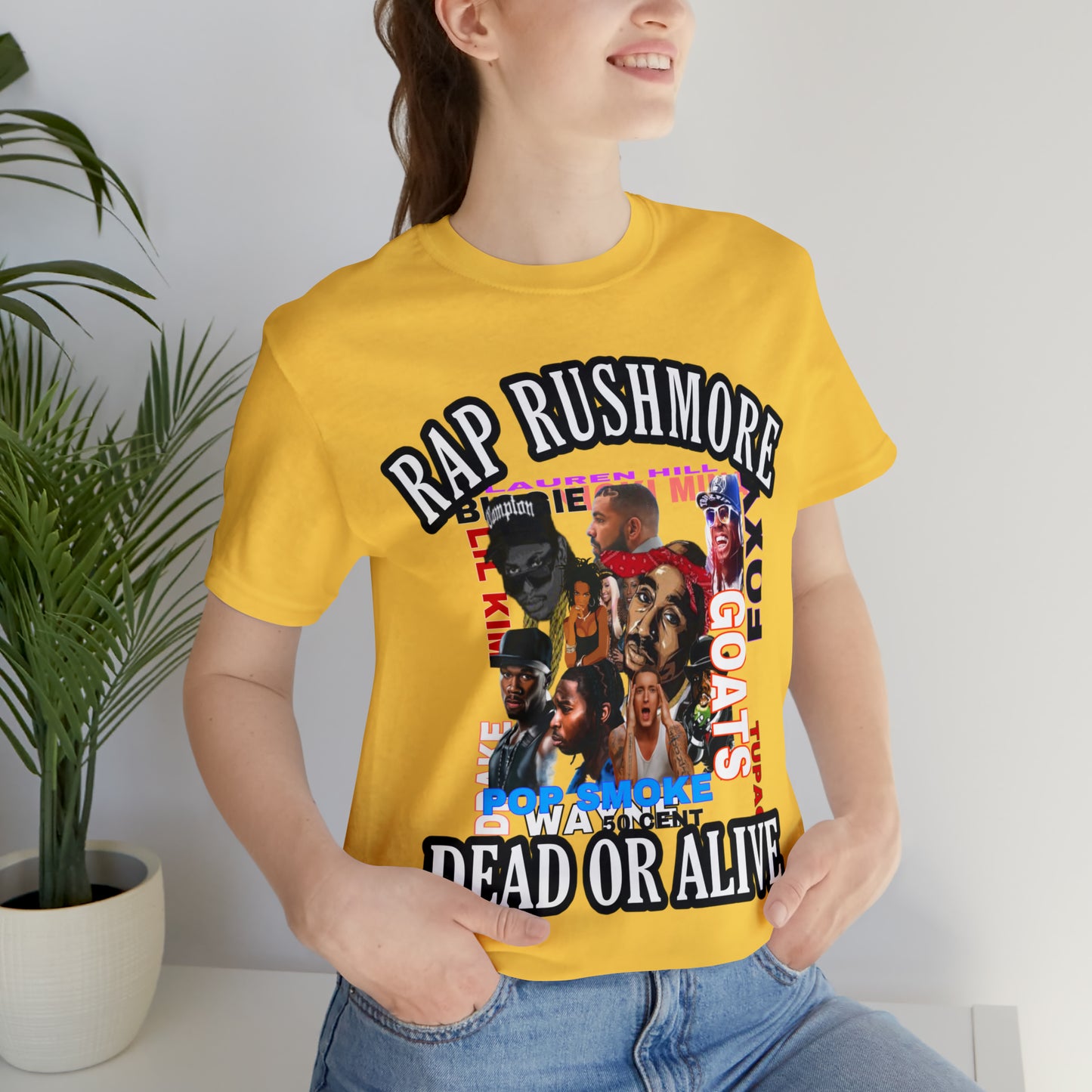 Rap RushMore  Short Sleeve Tee