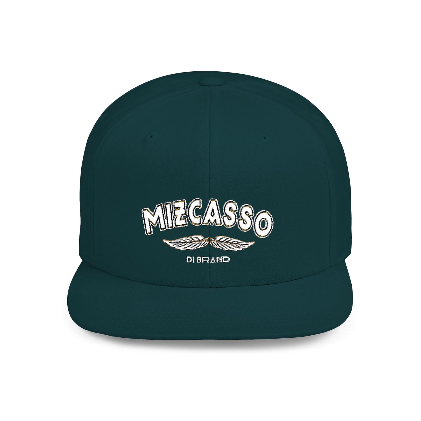 MIECASSO Flat Bill Snapback Cap - Stylish Casual Headwear