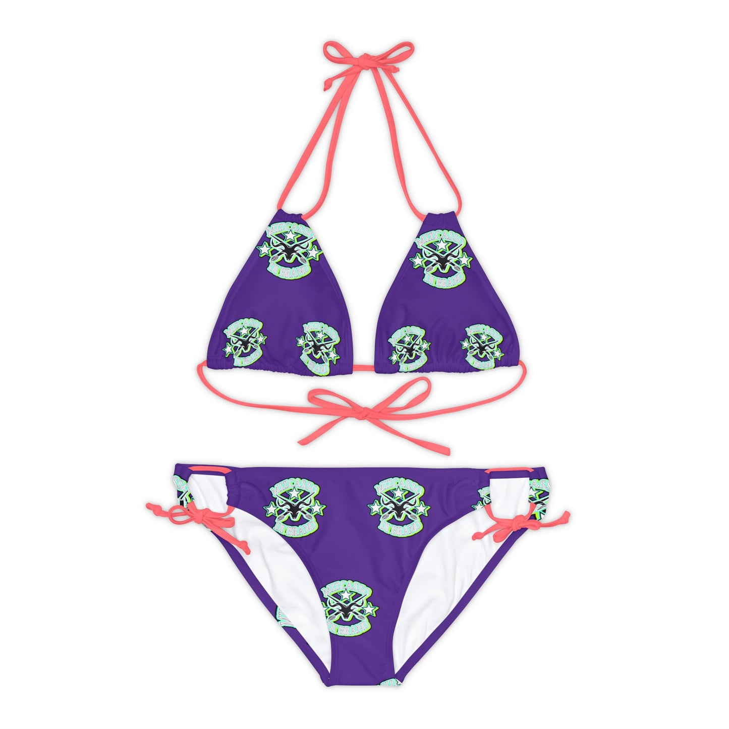 Strappy Bikini Set (AOP)