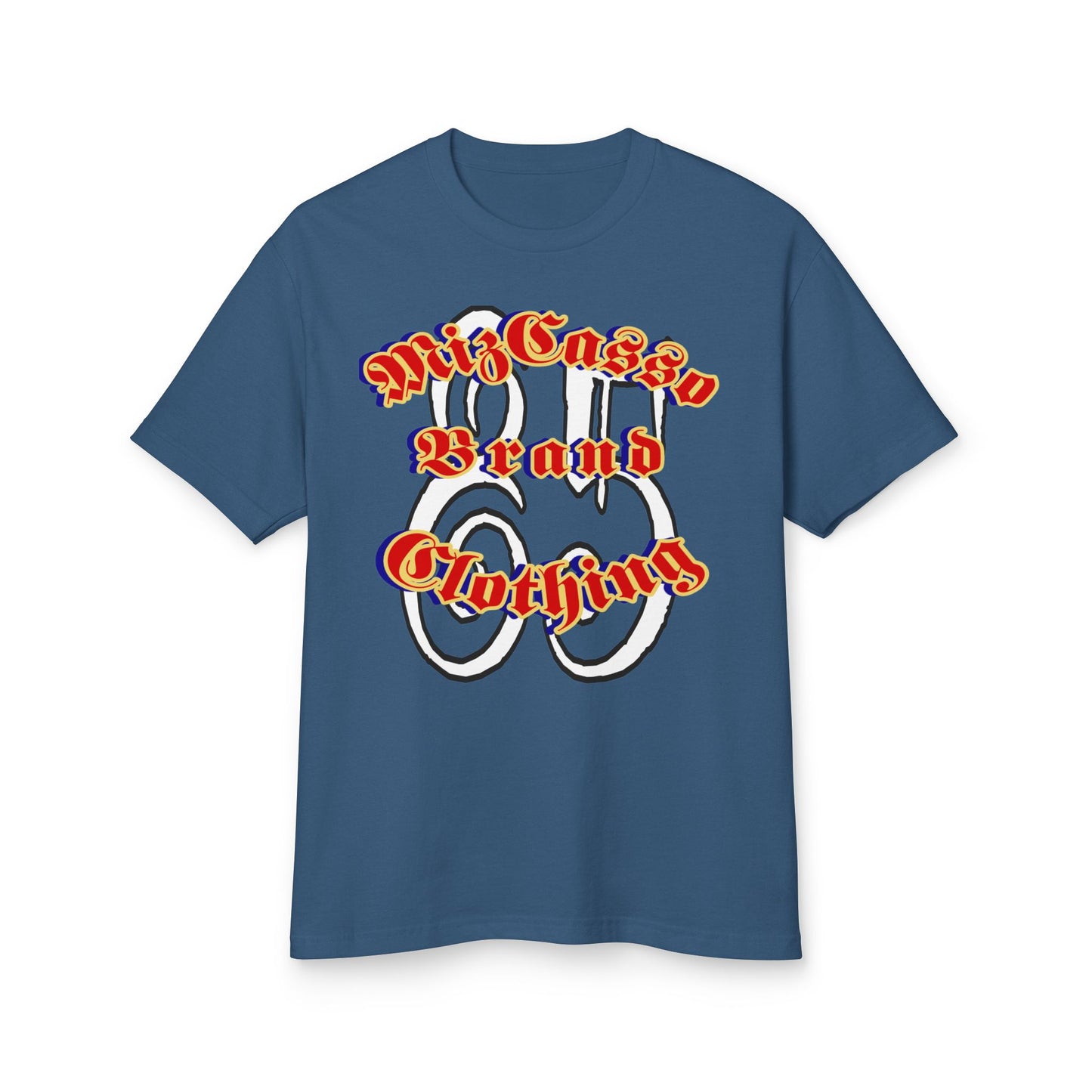 Graphic Tee — "Mischievous Brand Nothing" Retro Gothic Logo Shirt