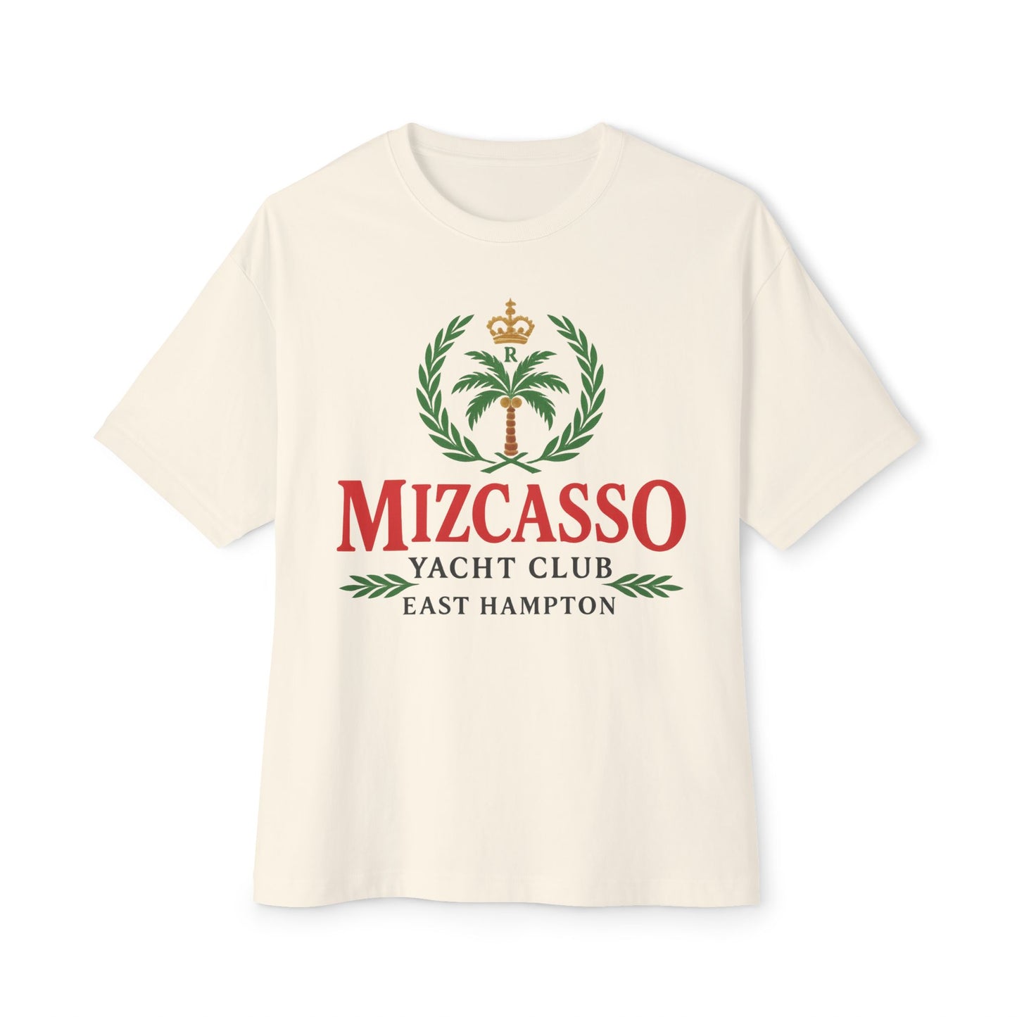 Mizcasso Yacht Club Oversized Tee - Casual Summer Style