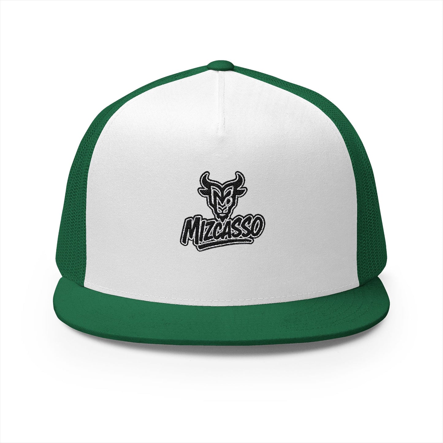 Mizassco Embroidered 5 Panel Trucker Cap - Stylish & Comfortable Headwear
