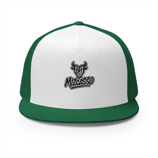 Mizassco Embroidered 5 Panel Trucker Cap - Stylish & Comfortable Headwear
