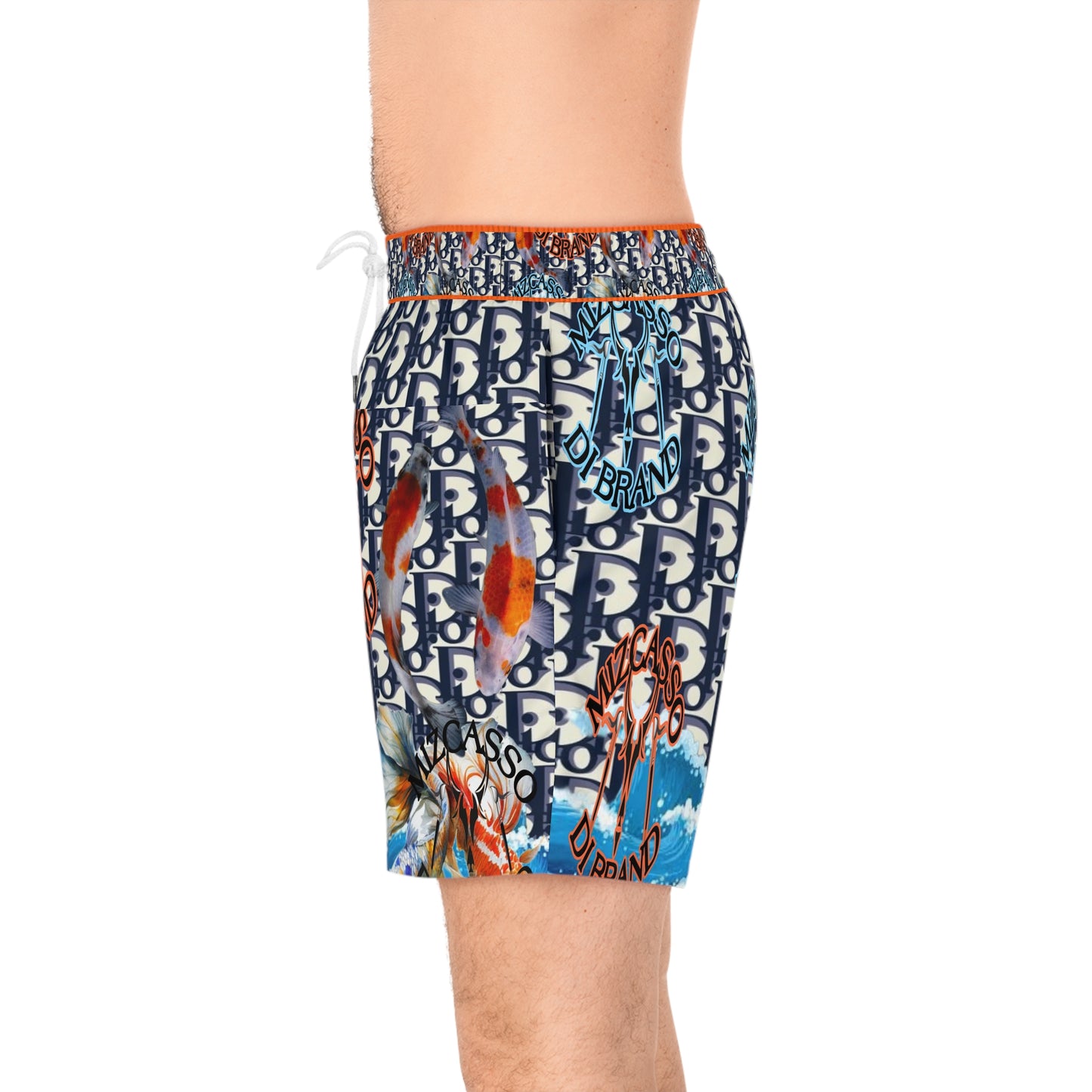 Men's Mid-Length Swim Shorts (AOP)