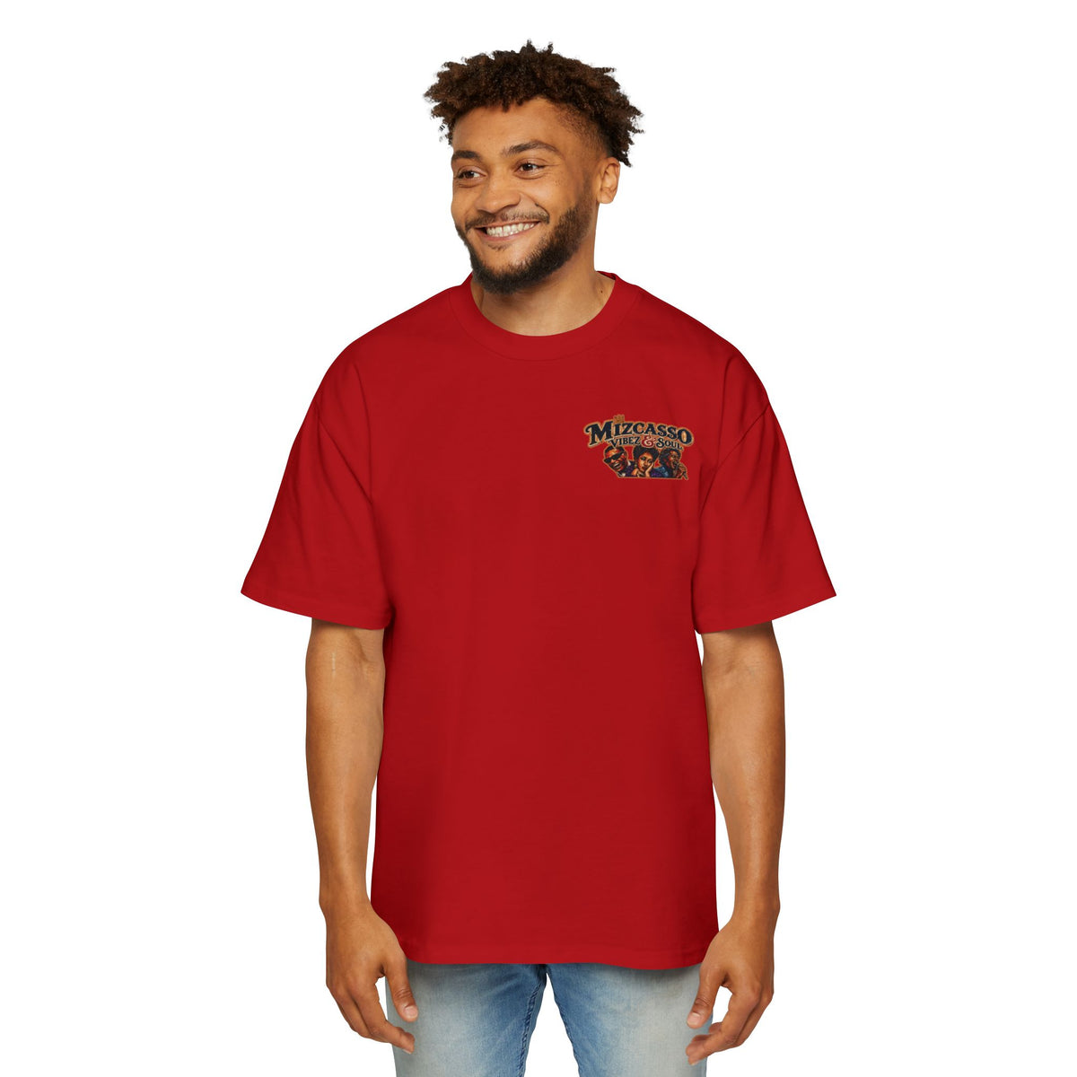 Oversized Men's Tee — Vintage Nightlife Graphic Streetwear