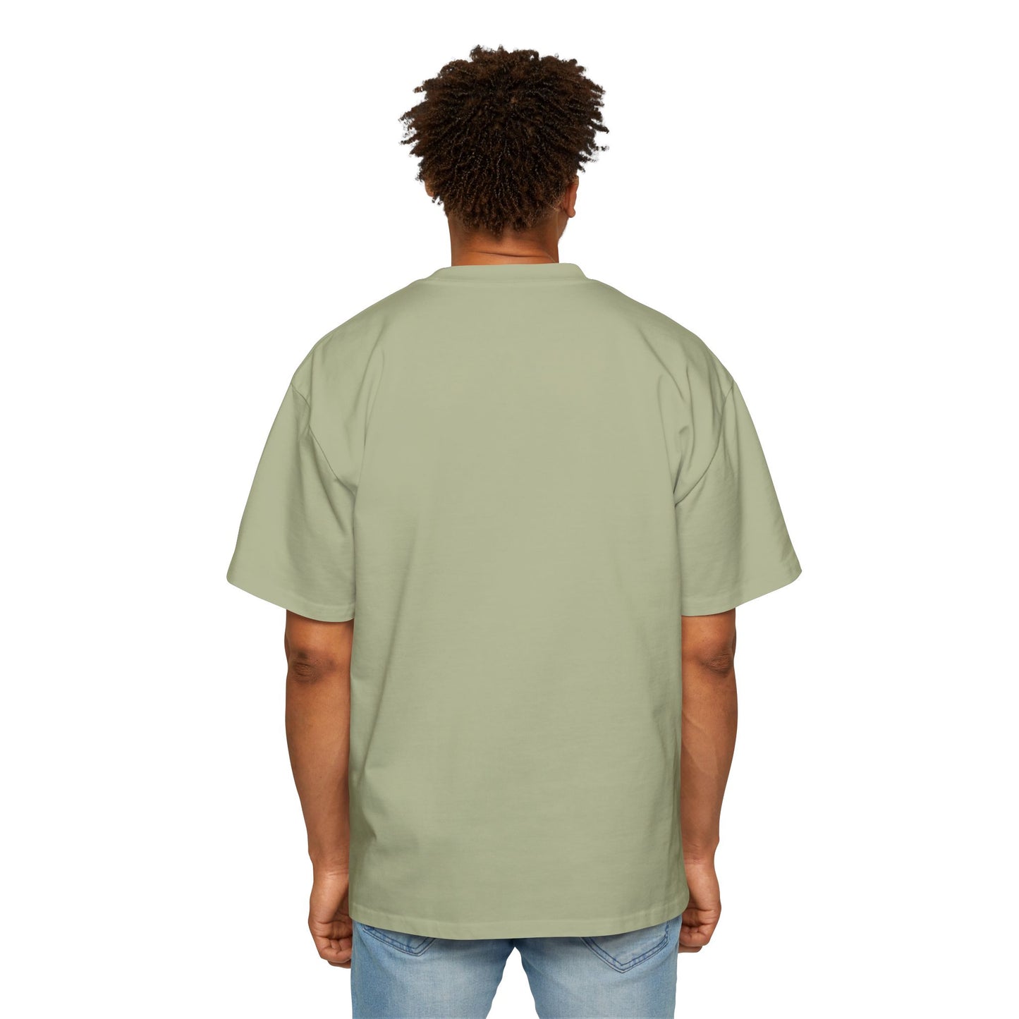 Men's Heavy Oversized Tee - Mizcasso Summer Time Cuffing Graphic