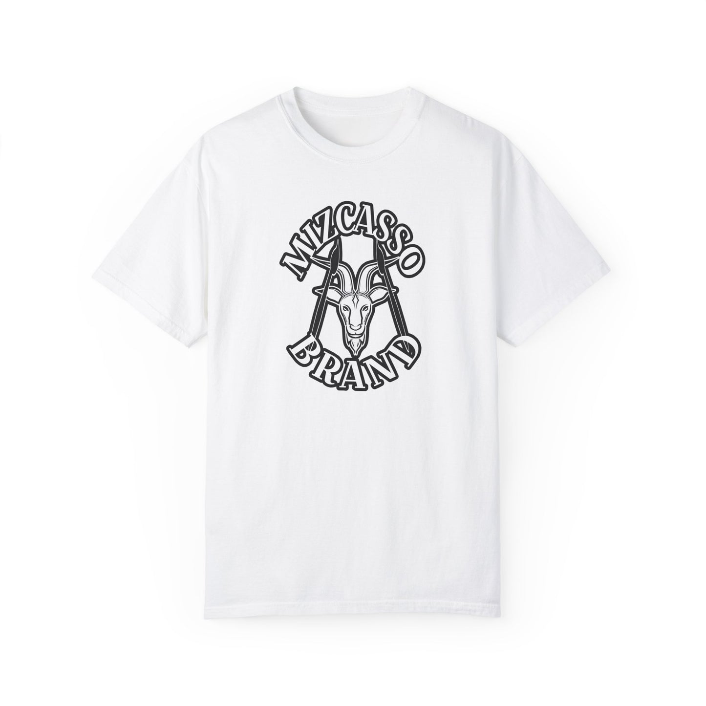 Mizcasso brand logo tee