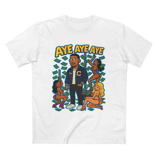 Adult Graphic Tee, Casual Streetwear, Unique Gift for Men, Fun Summer Shirt, Music Festival Apparel