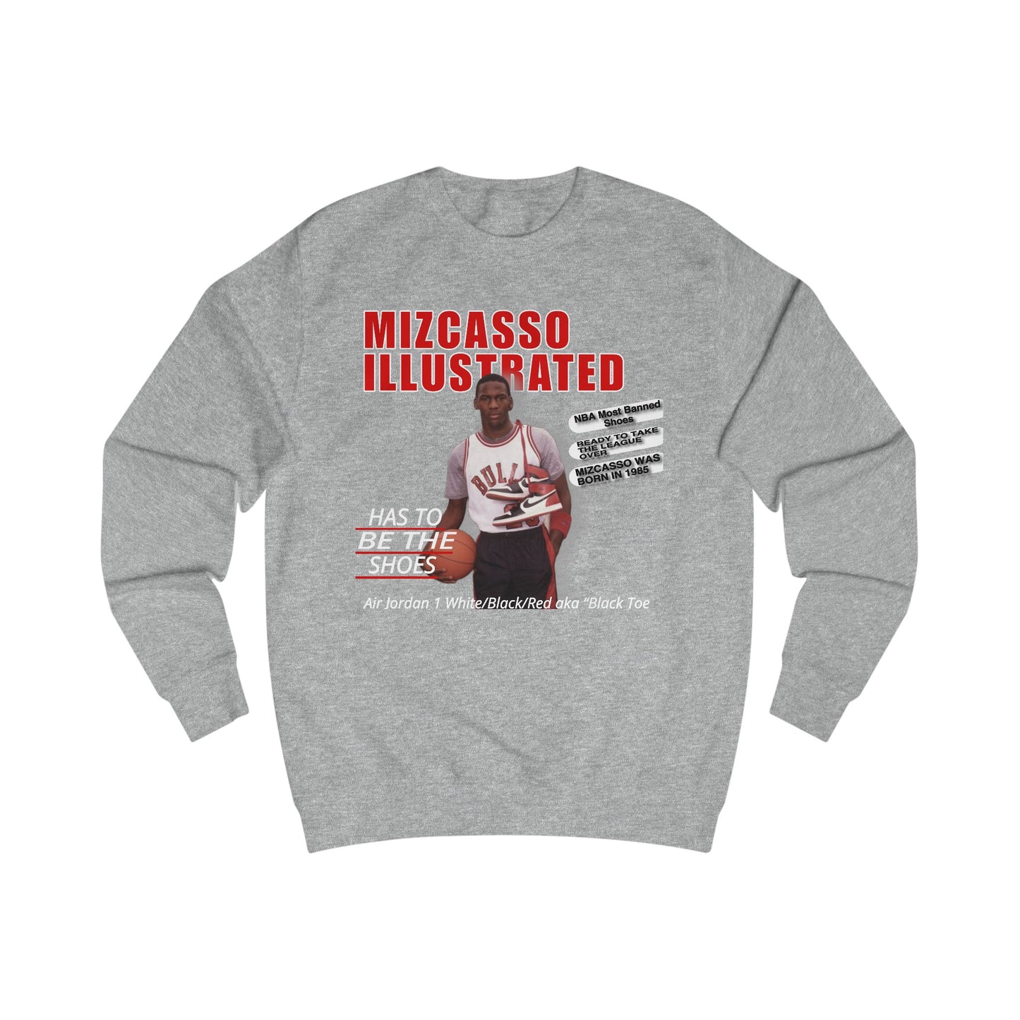 Mizcasso Illustrated Unisex Sweatshirt - Sporty Graphic Hooded Sweatshirt for Fans
