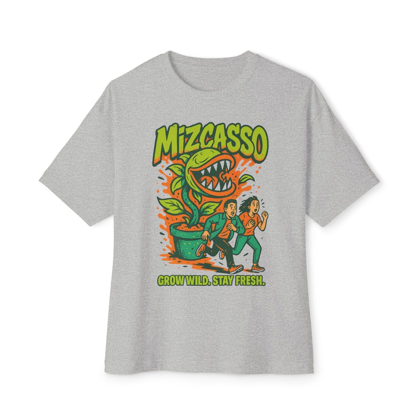 Mizcasso Grow Wild Stay Fresh Unisex Oversized Tee