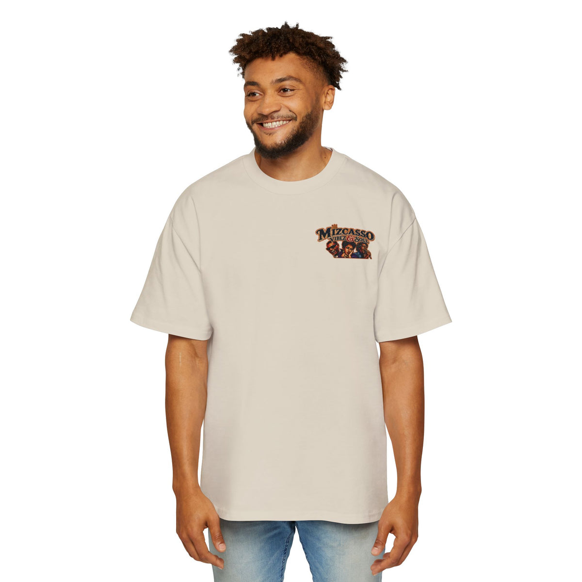 Oversized Men's Tee — Vintage Nightlife Graphic Streetwear