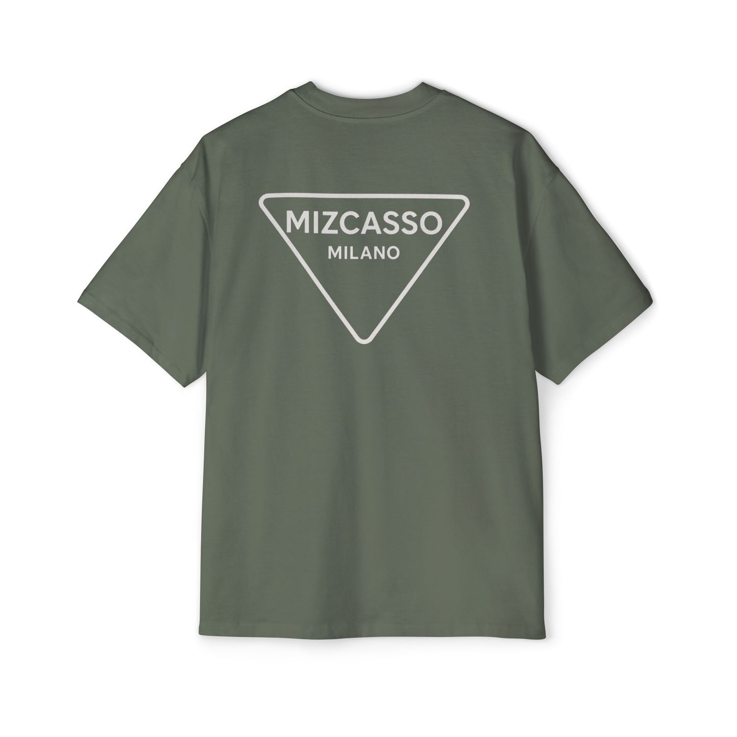 Men's Heavy Oversized Tee - Casual Chic Style with Mizcasso Milano Design