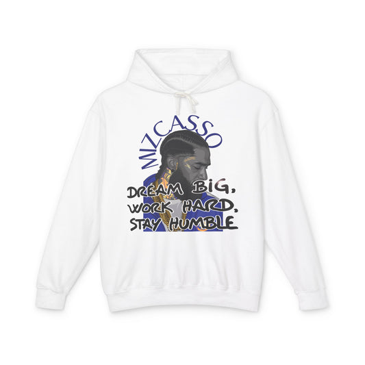 Hoodie — MiCasso Portrait “Dream Big, Work Hard, Stay Humble” Inspirational Hoodie