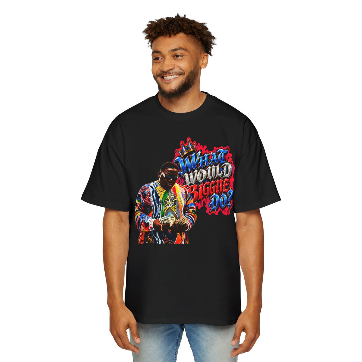 Hip-Hop Tribute Tee — "What Would Biggie Do" Graphic T-Shirt