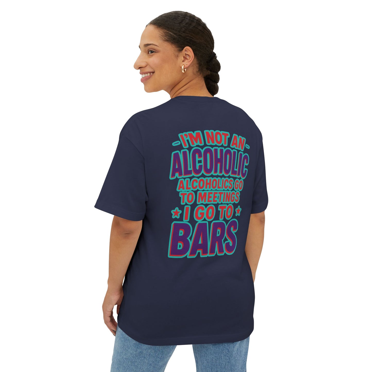 Funny Unisex Oversized Tee for Bar Lovers - Perfect Gift for Alcohol Enthusiasts