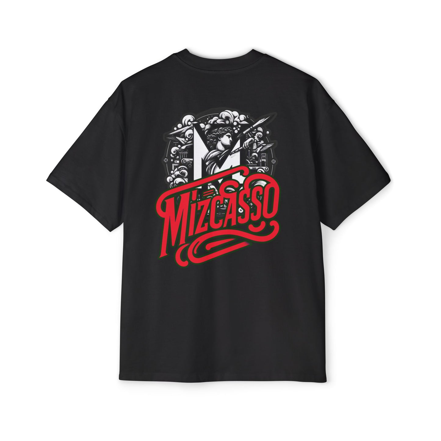 Men's Heavy Oversized Tee - Mizcasso Graphic Design