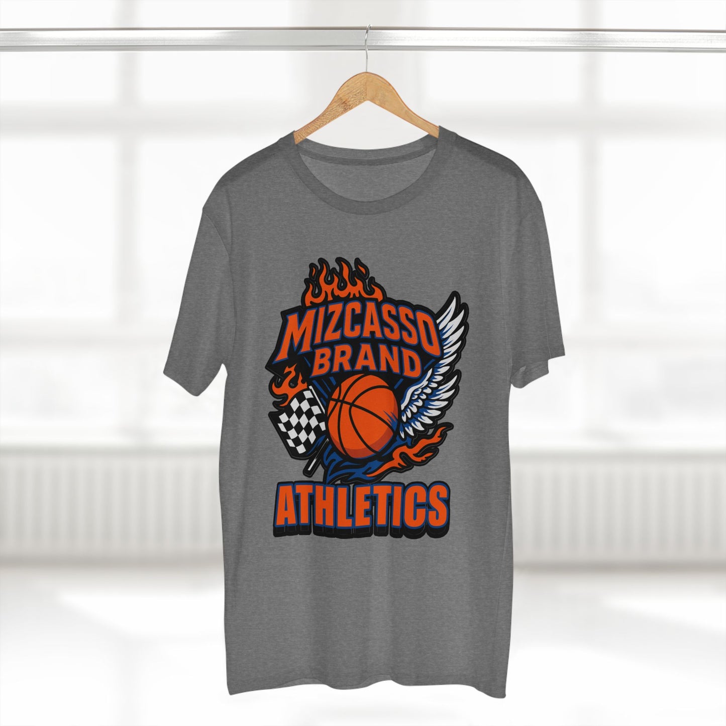 Mizcasso Brand Athletics Fireball Tee - Perfect for Sports Enthusiasts