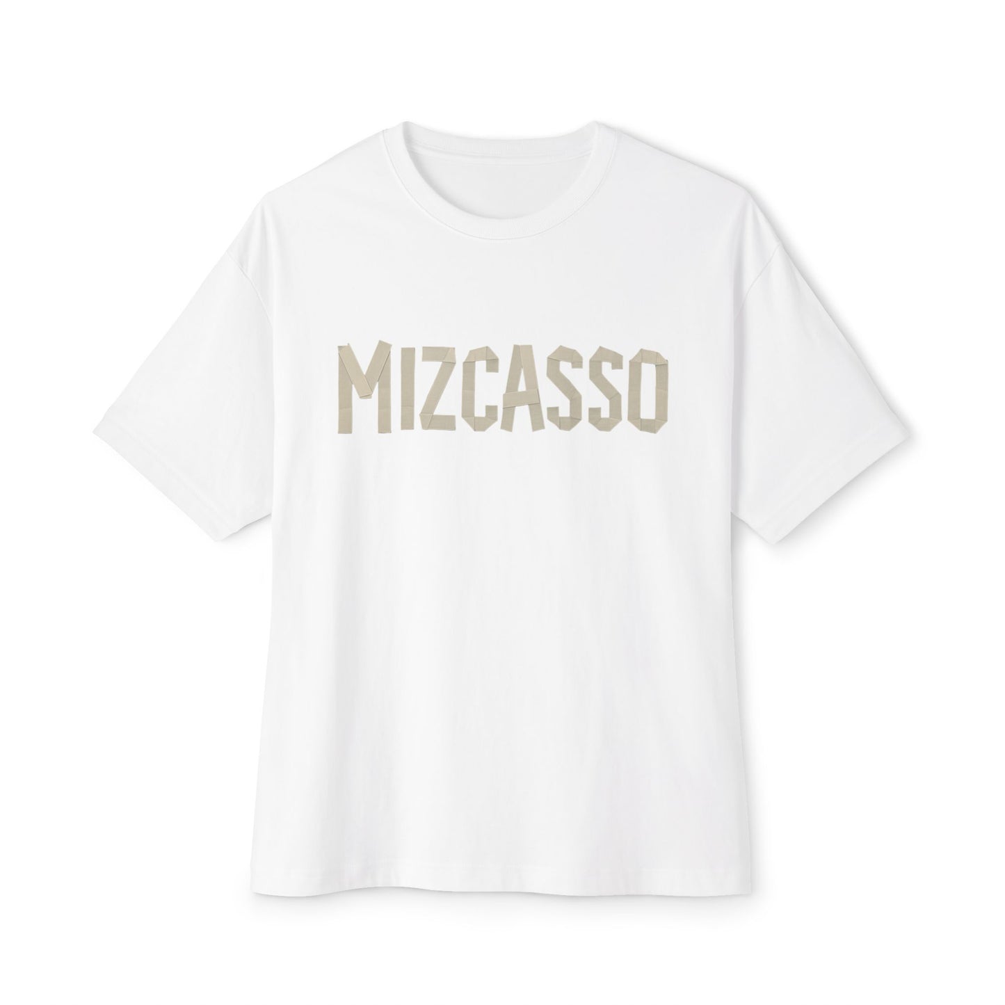 Mizcasso Boxy Tee - Unisex Oversized Graphic T-Shirt for Casual Style