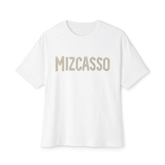Mizcasso Boxy Tee - Unisex Oversized Graphic T-Shirt for Casual Style