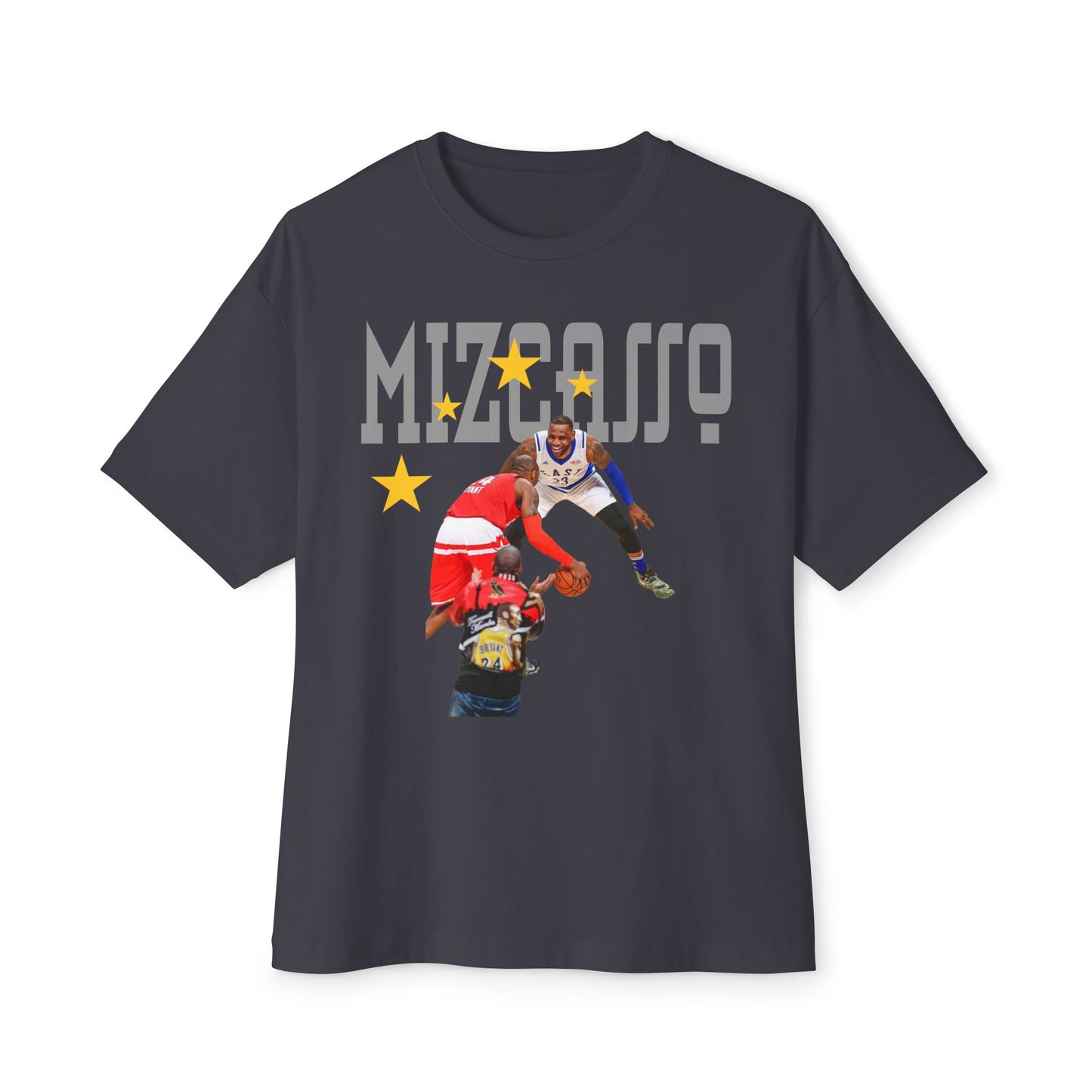 Basketball Graphic Tee — "Mizbasso" Retro Player Design