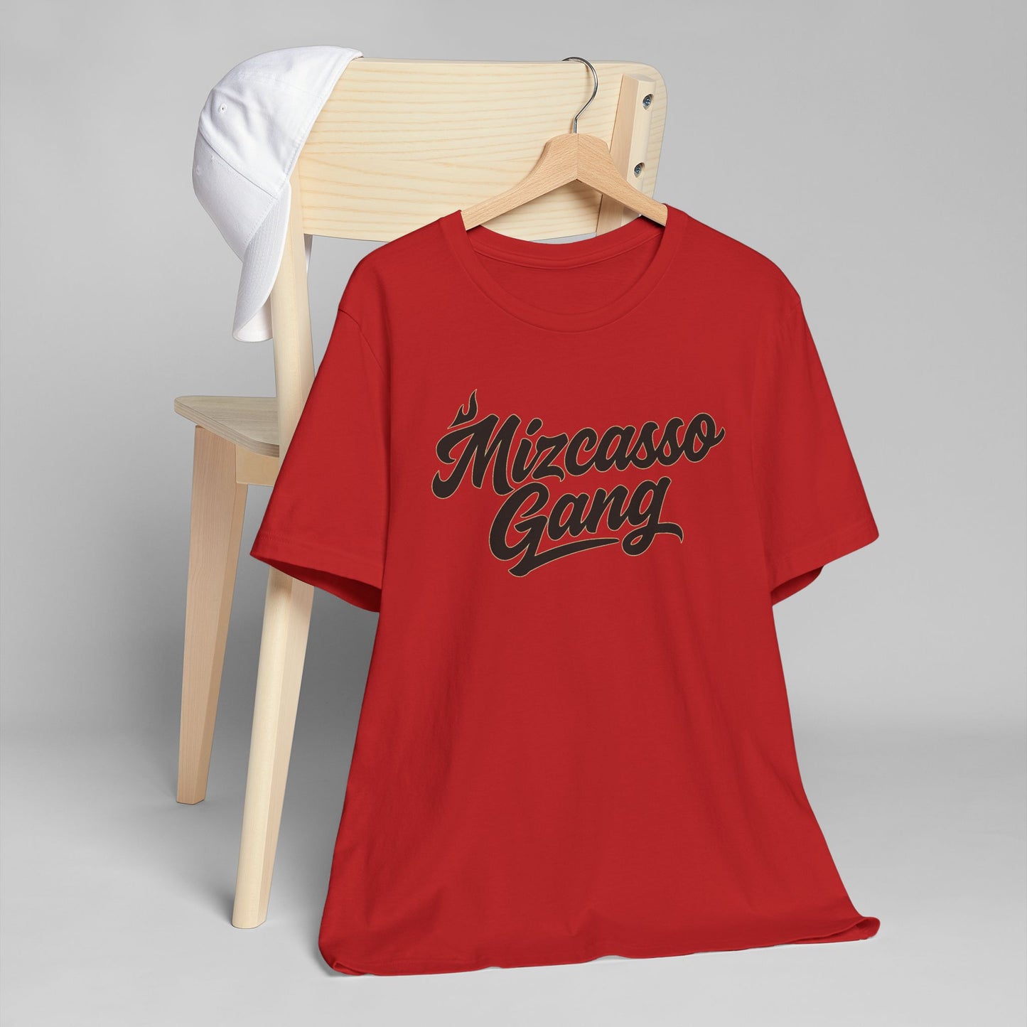 Mizcasso Gang Unisex Jersey T-Shirt - Trendy Graphic Tee for Casual Style