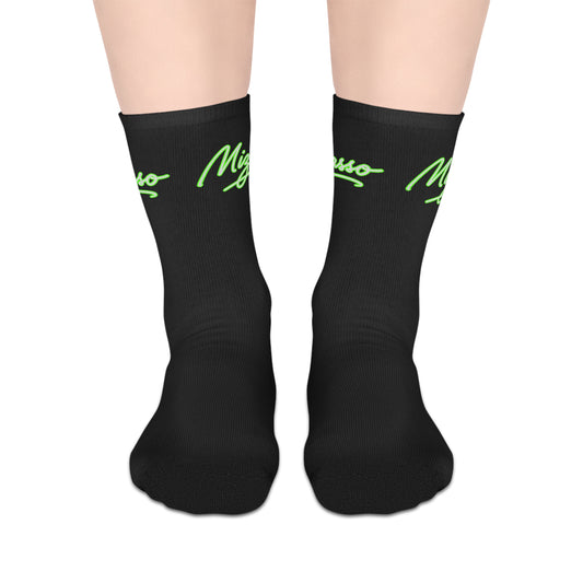 Trendy Mid-Length Socks with Minimalist 'Migasso' Print - Comfy Footwear, Perfect for Everyday Wear, Gift Ideas, Casual Style, Unisex, [...]