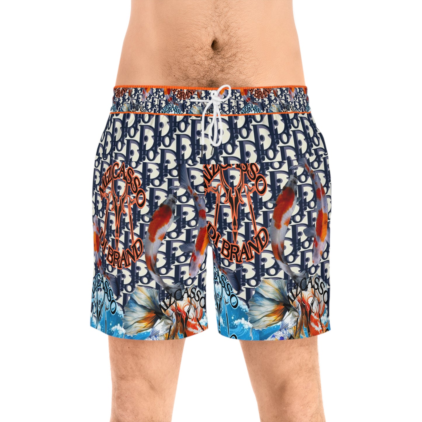 Men's Mid-Length Swim Shorts (AOP)