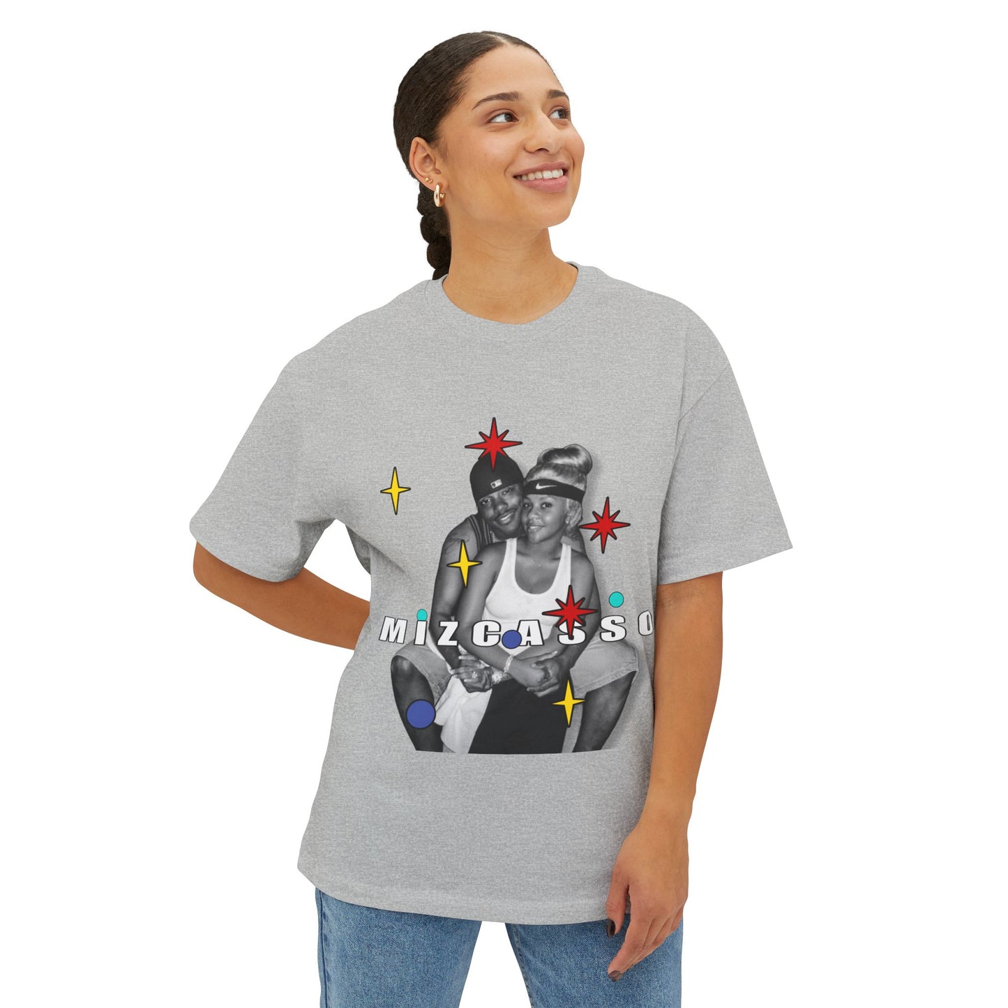 Retro Graphic Unisex Oversized Tee - Fun & Stylish Casual Wear