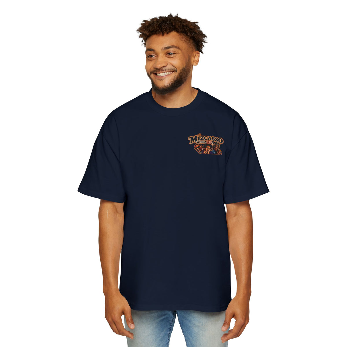 Oversized Men's Tee — Vintage Nightlife Graphic Streetwear