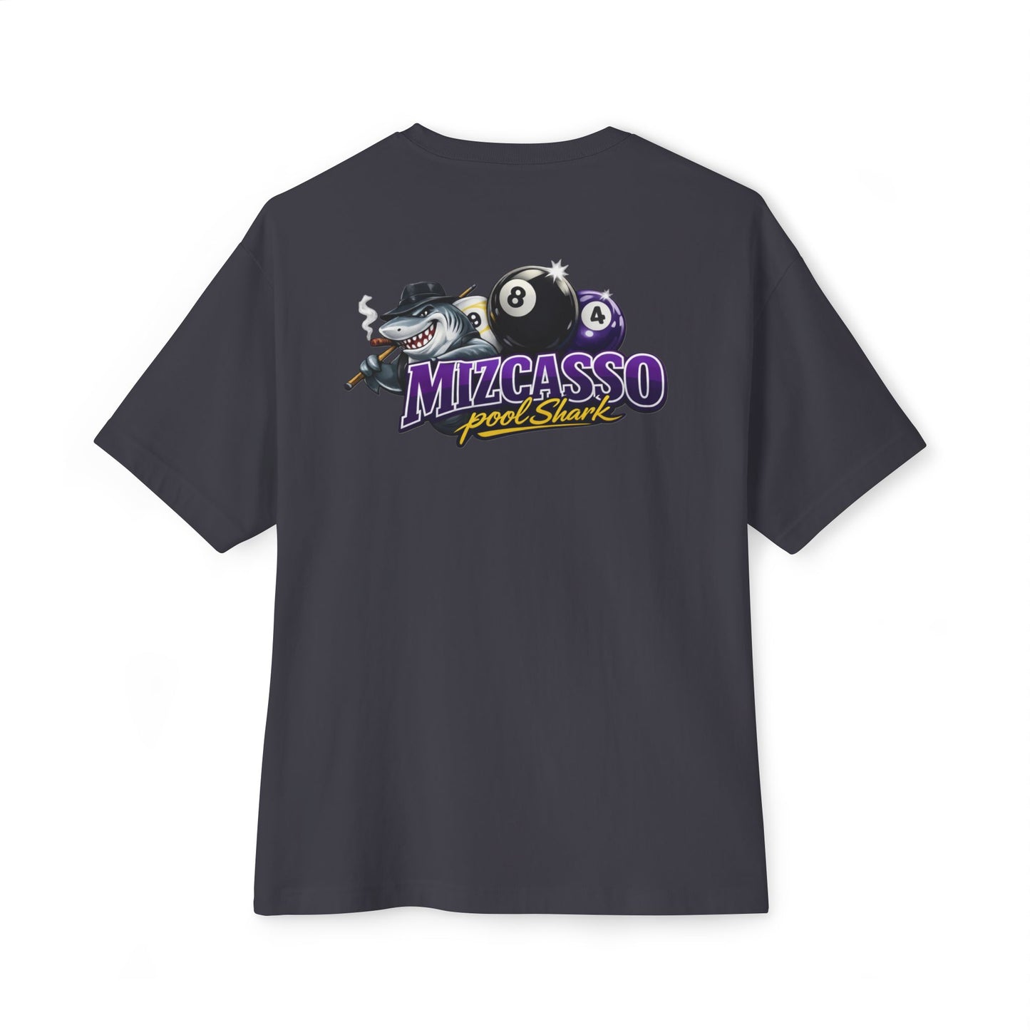 Mizcasso Pool Shark Tee — Graphic Oversized Boxy T-Shirt