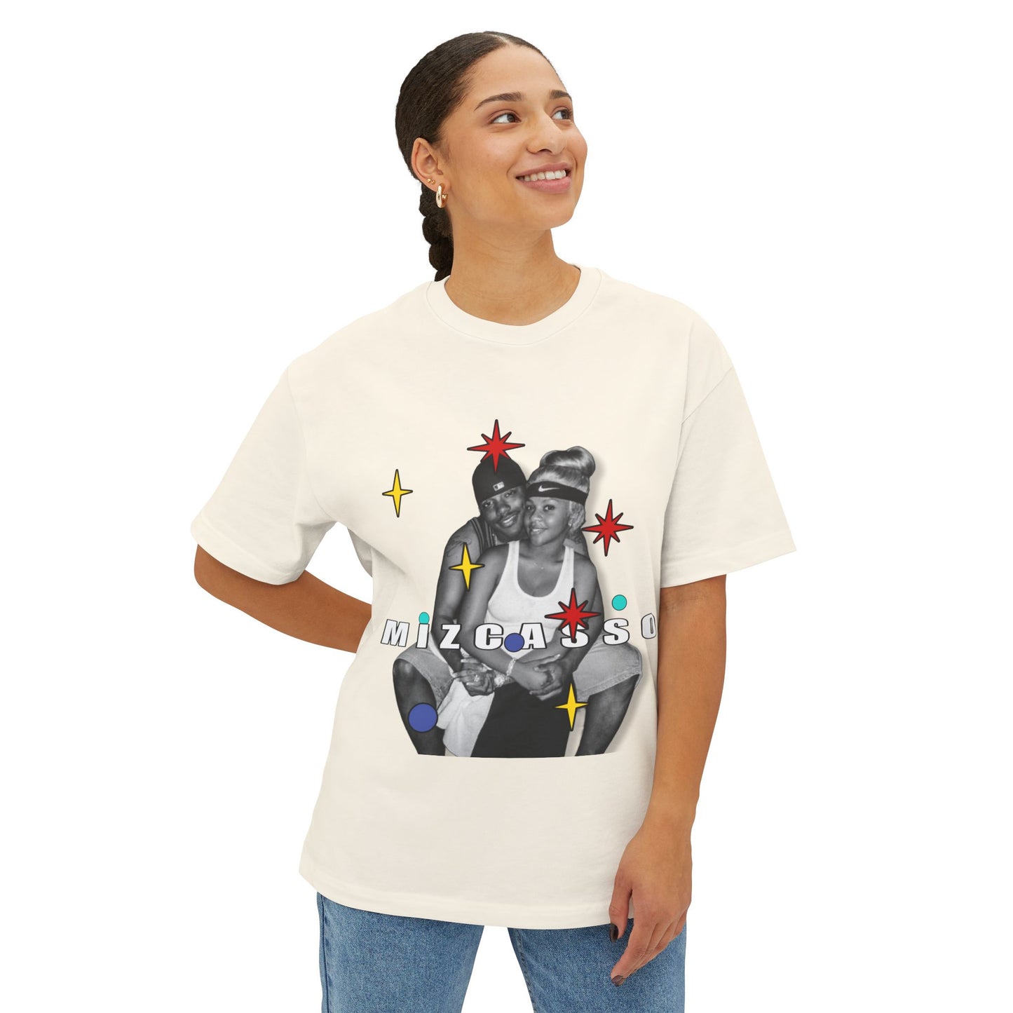 Retro Graphic Unisex Oversized Tee - Fun & Stylish Casual Wear
